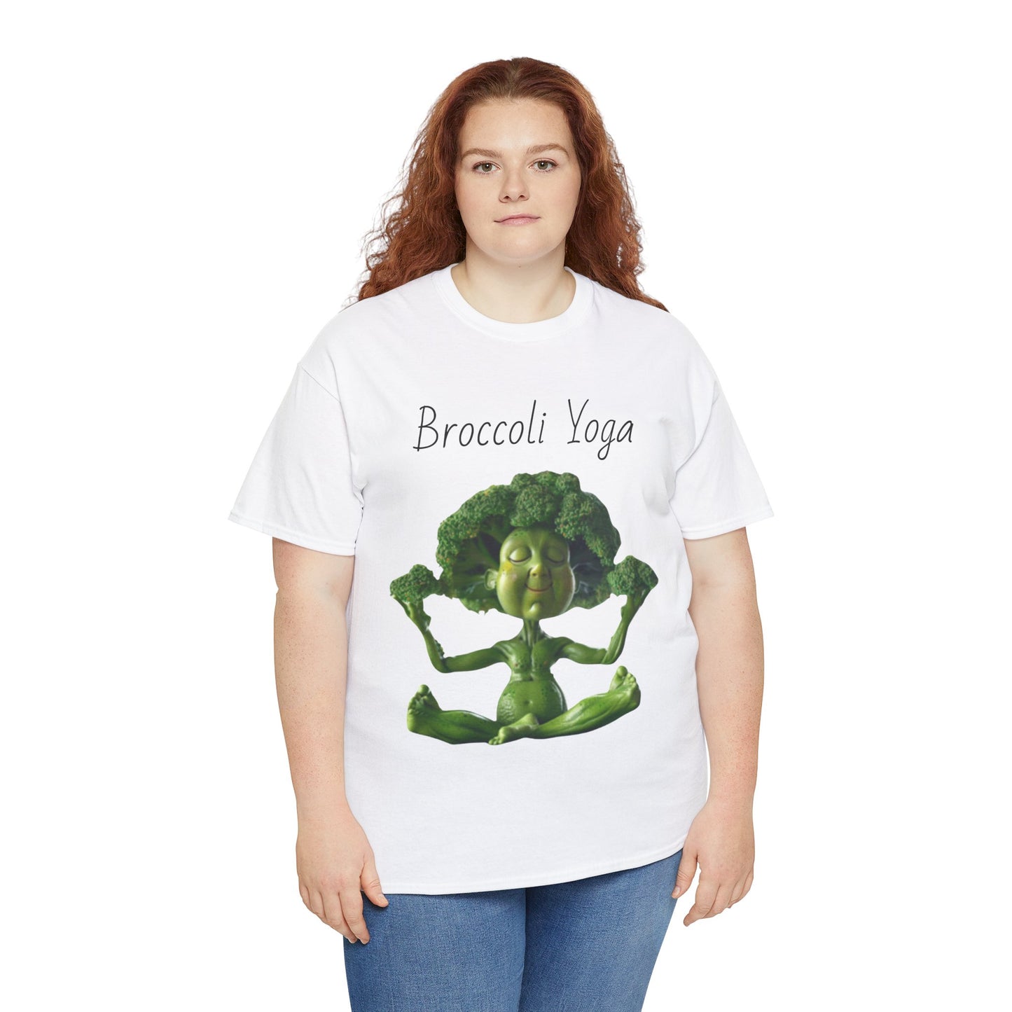 Broccoli Yoga Unisex Heavy Cotton Tee