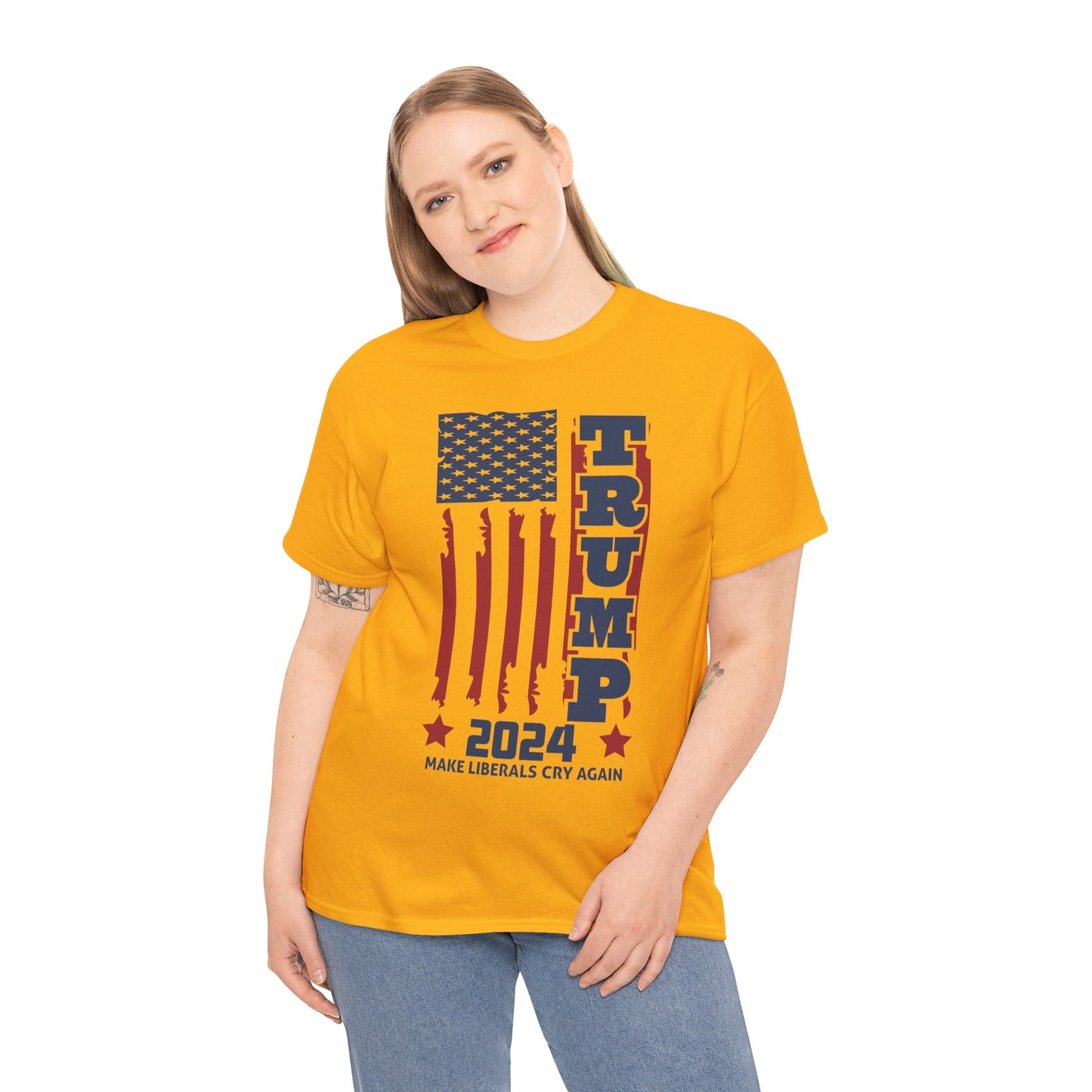 Trump 2024 A Unisex Heavy Cotton Tee