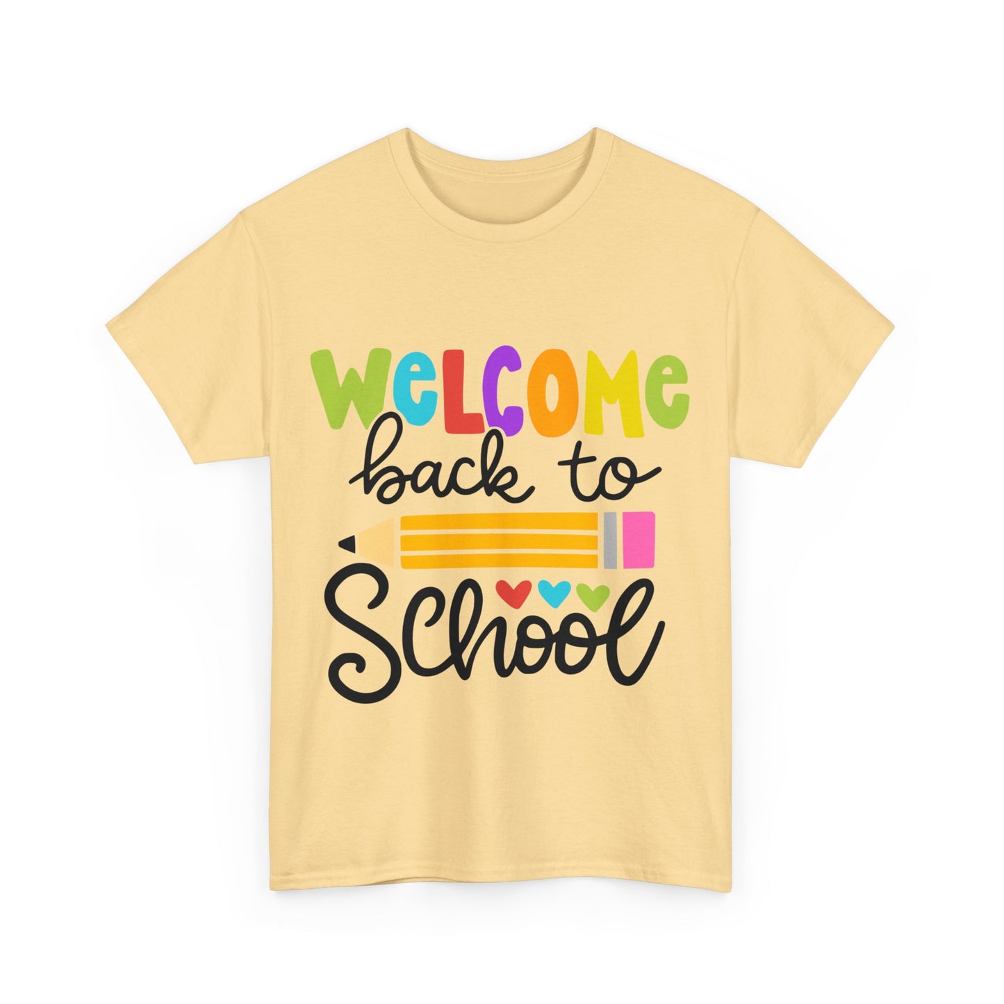 Welcome Back To School Unisex Heavy Cotton Tee