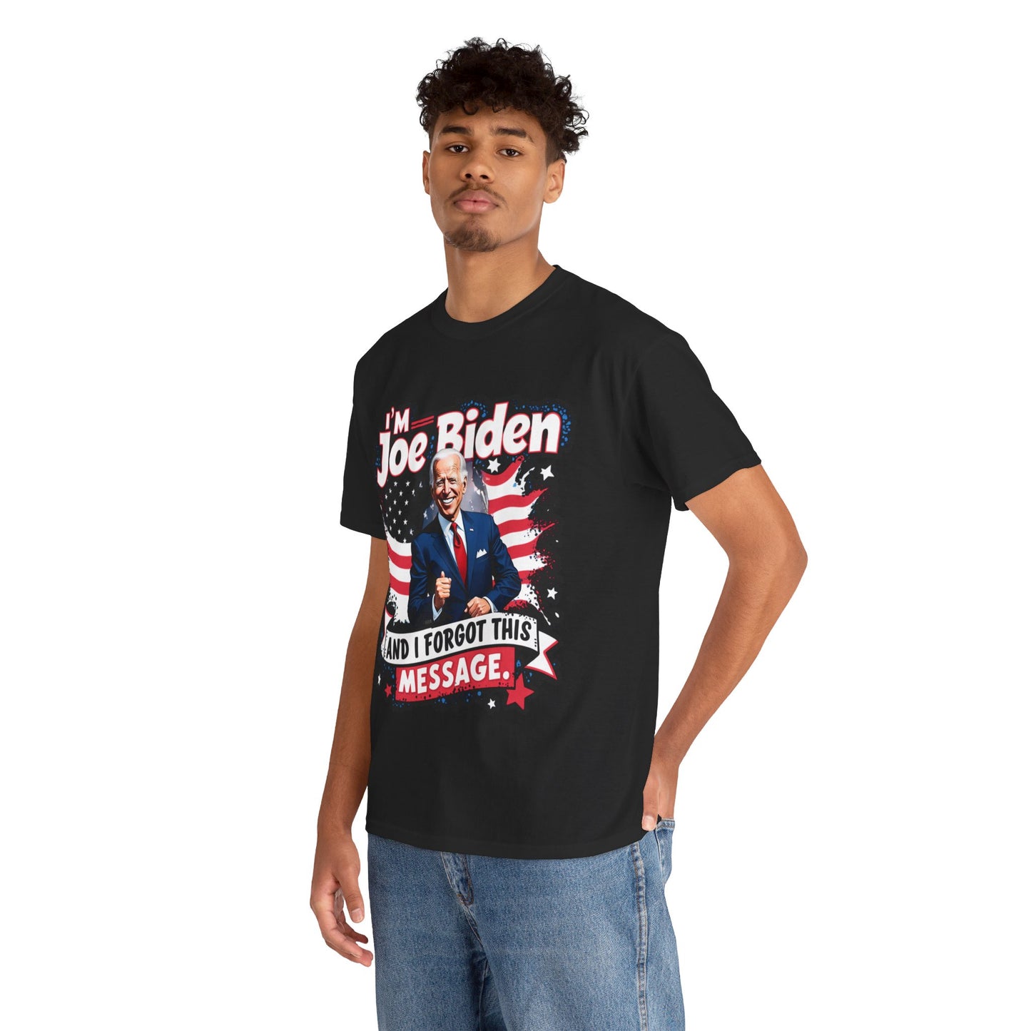 Biden I Forgot Unisex Heavy Cotton Tee