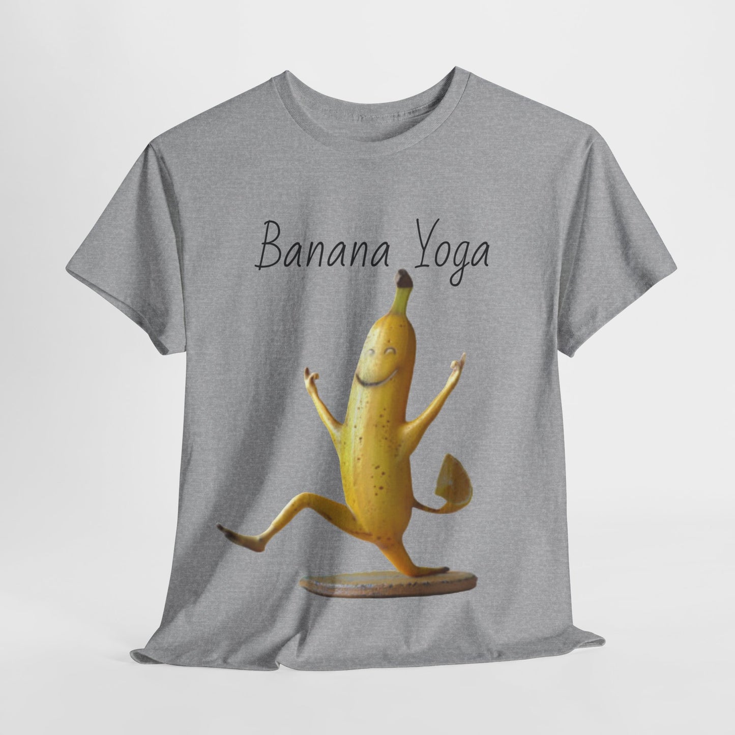 Banana Yoga2 Unisex Heavy Cotton Tee