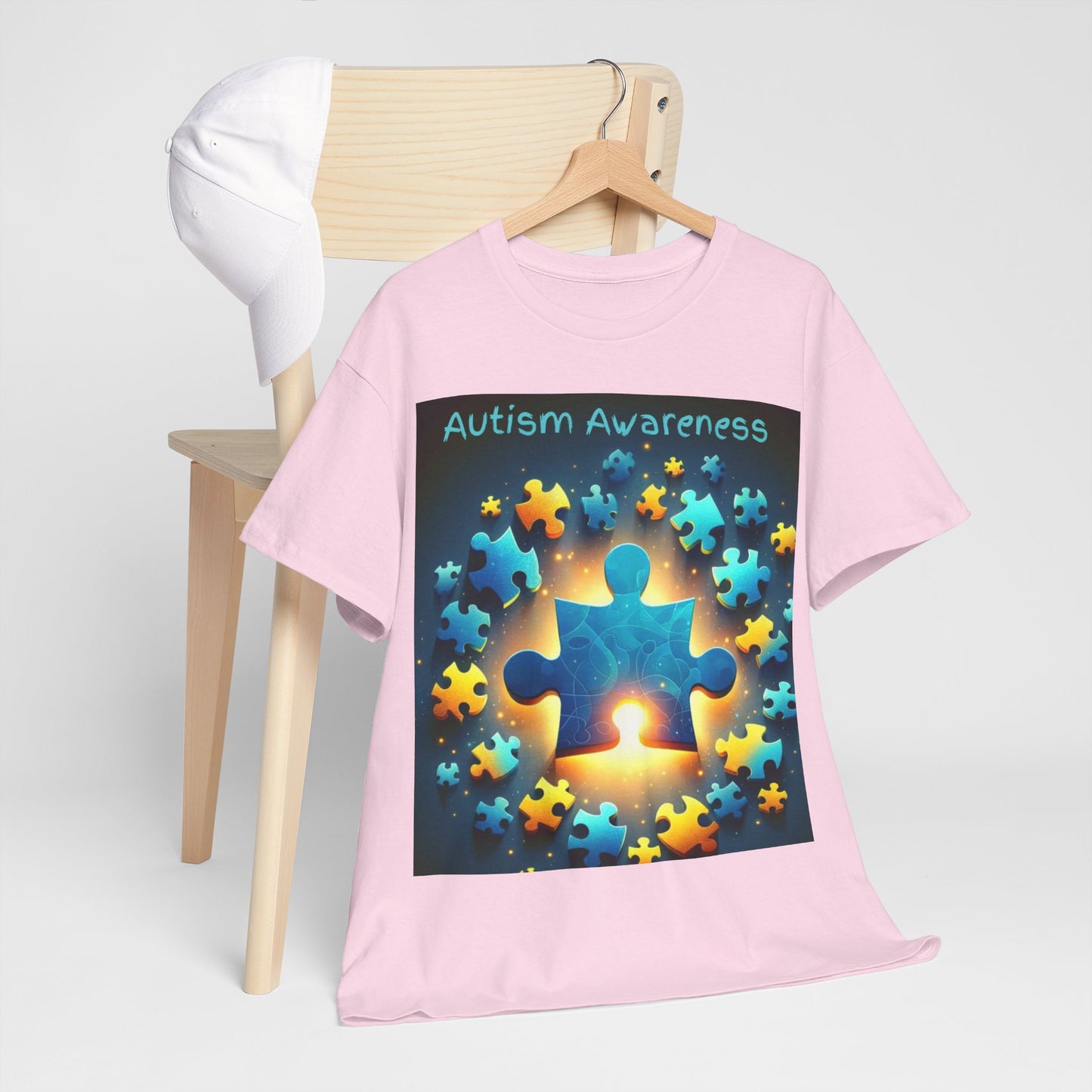 Autism Glow Unisex Heavy Cotton Tee