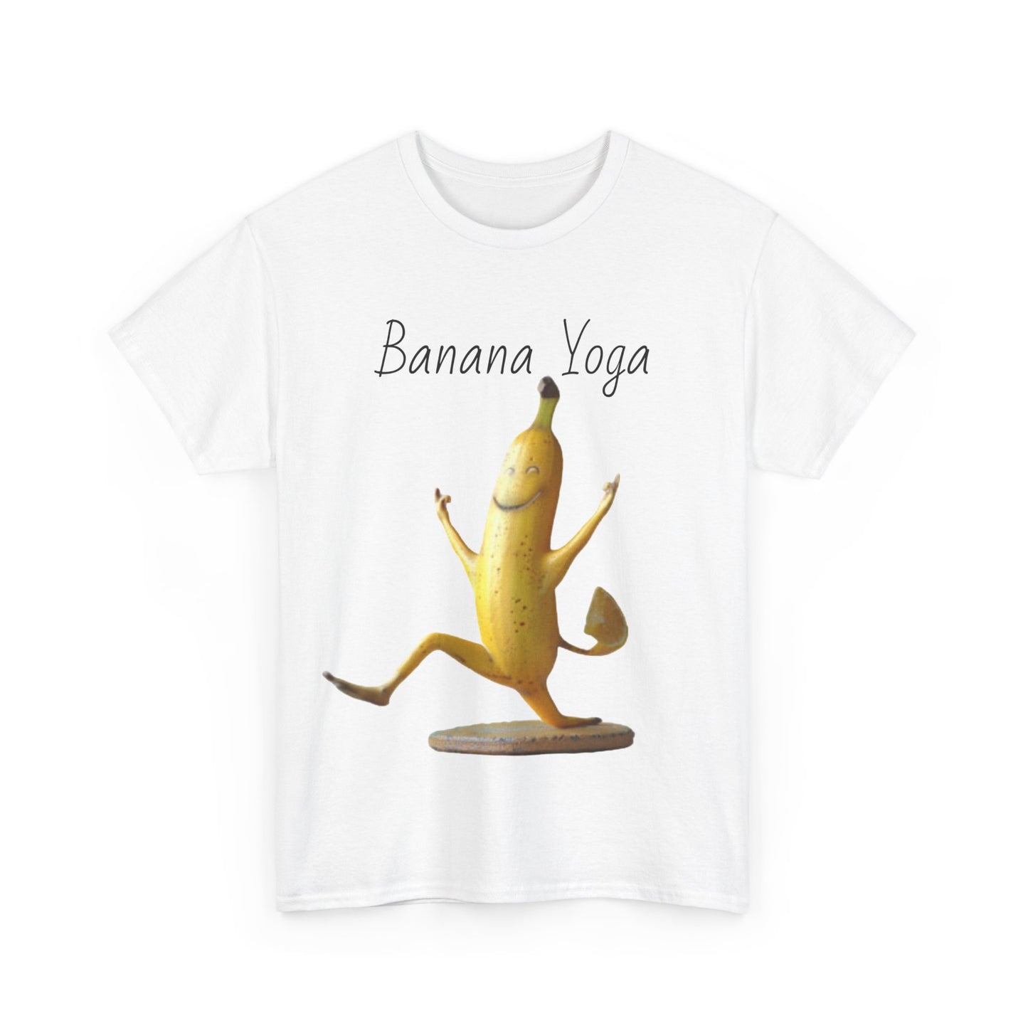 Banana Yoga2 Unisex Heavy Cotton Tee