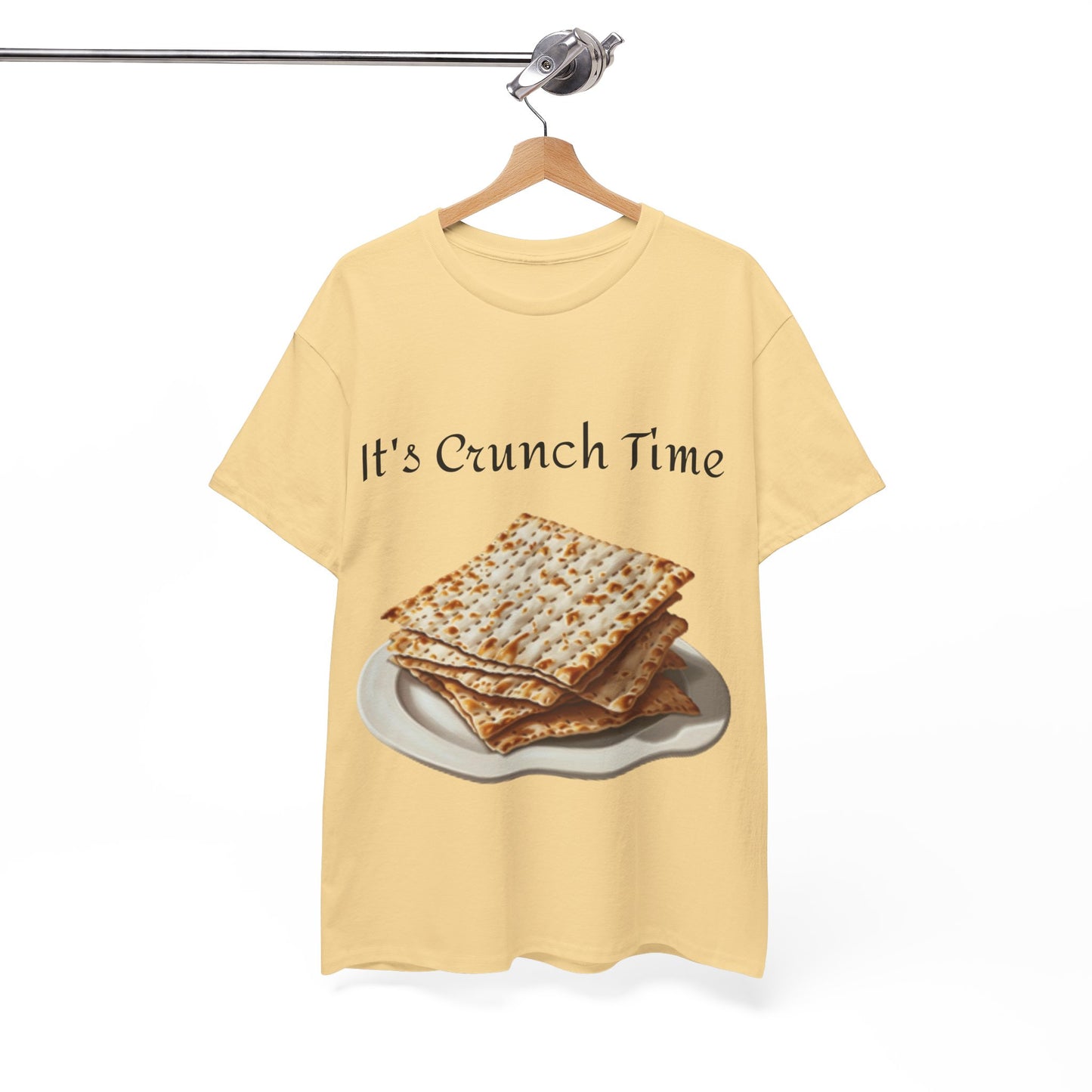 It's Crunch Time Matza Unisex Heavy Cotton Tee