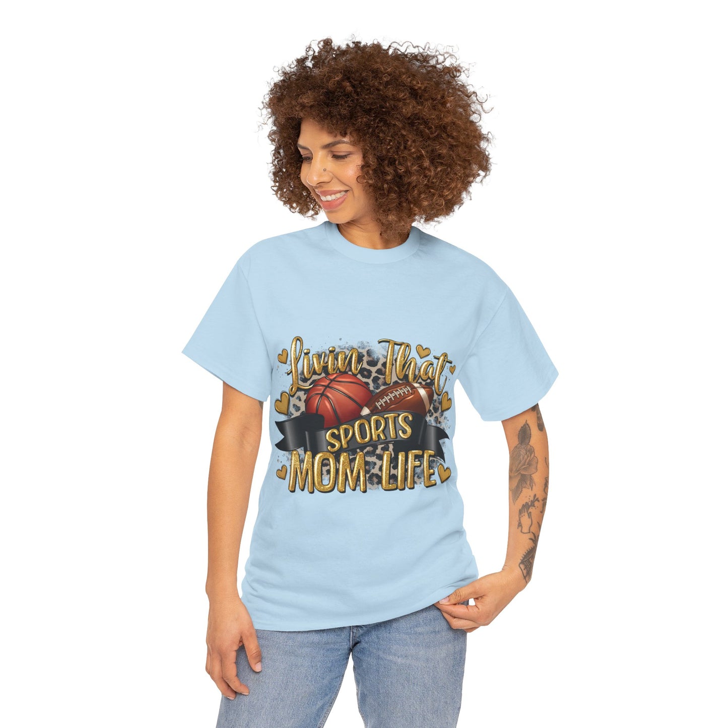 Sports Life Mom Unisex Heavy Cotton Tee