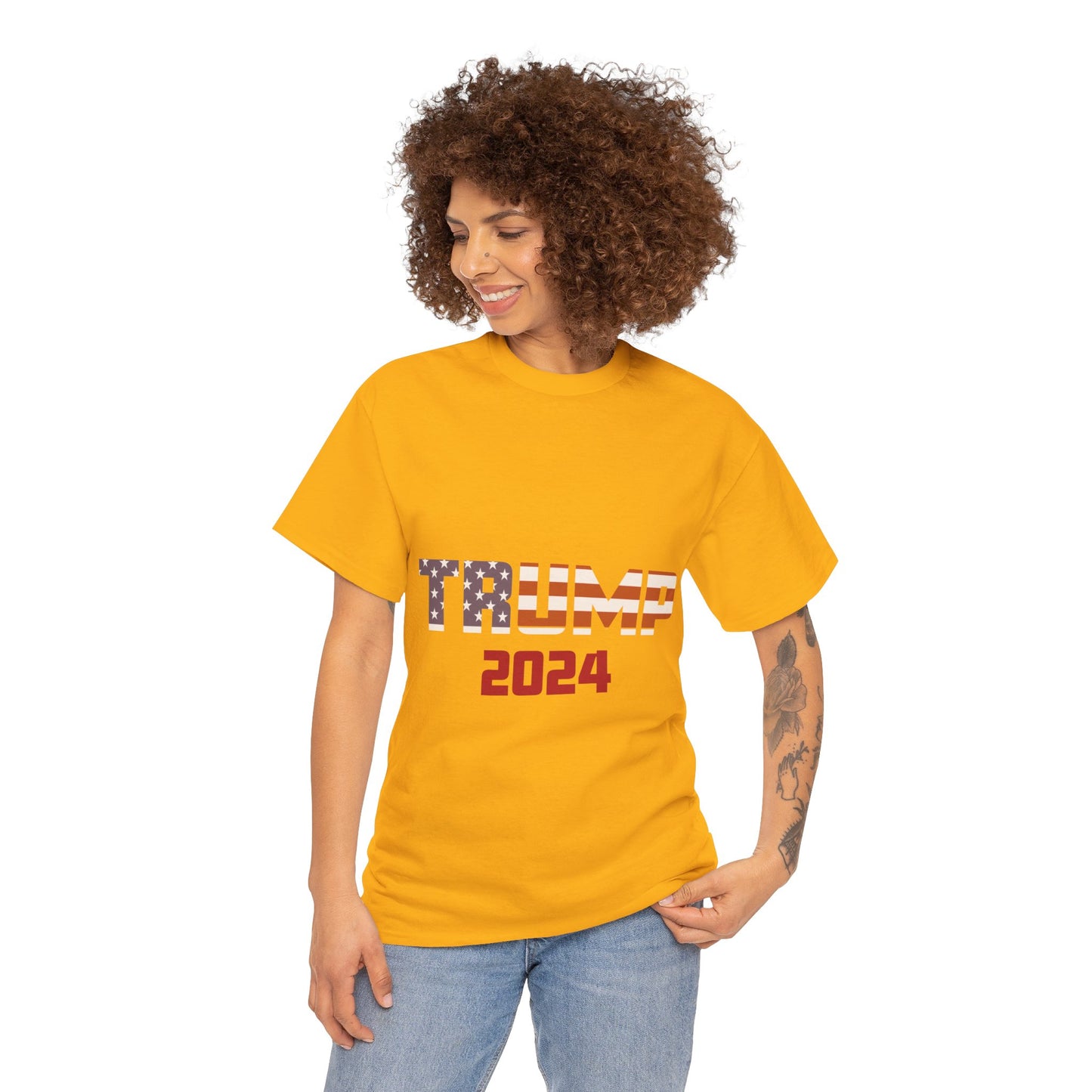 Trump 2024 B Unisex Heavy Cotton Tee