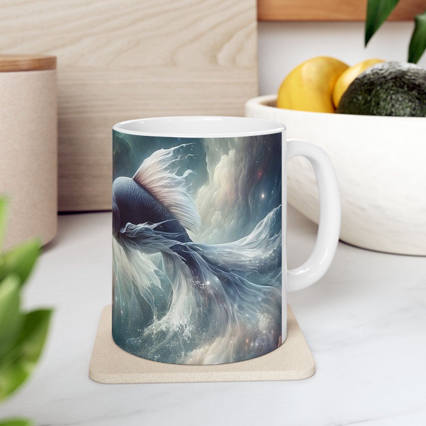 Pisces Ceramic Mug, 11oz