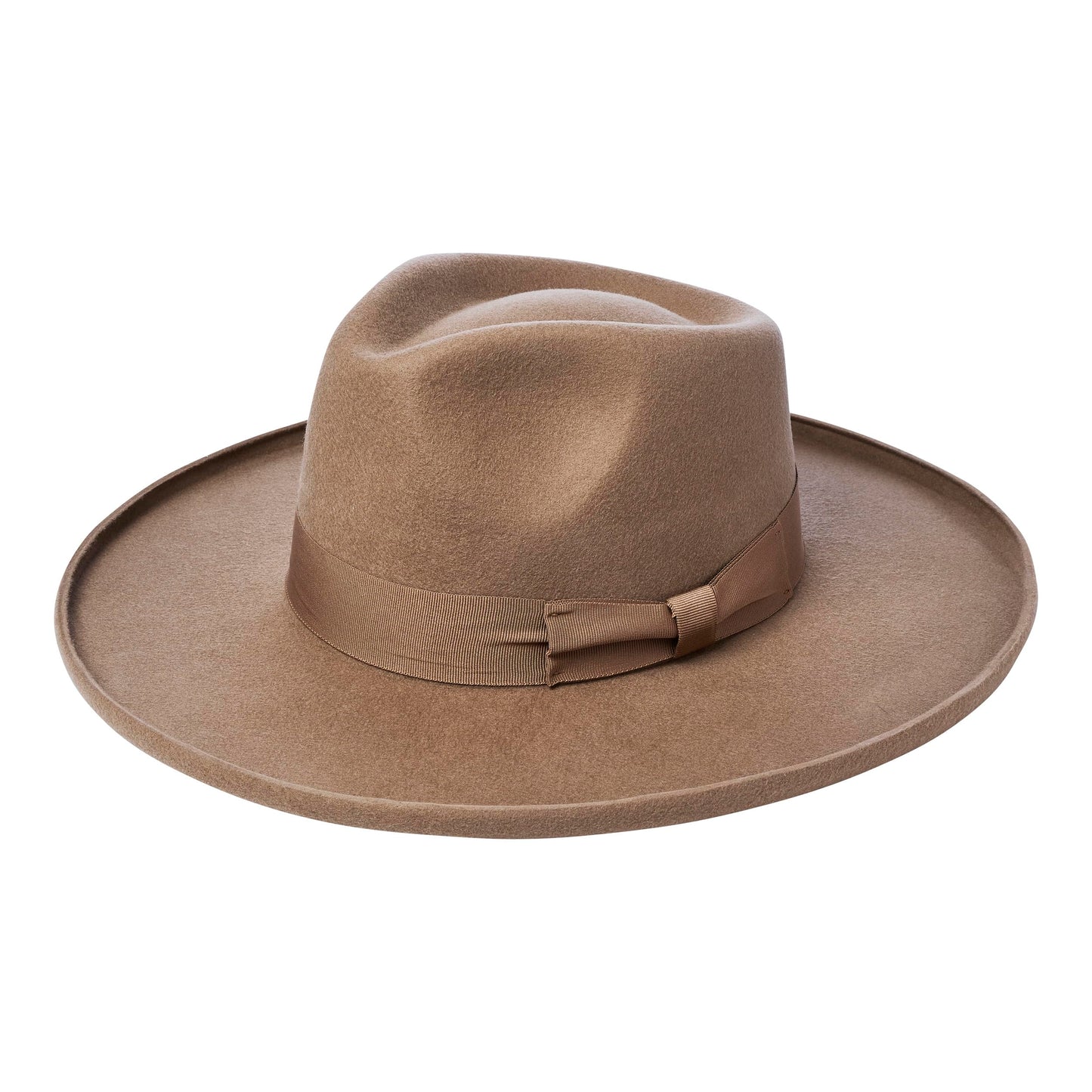 Born To Roam Galilee Rancher Unisex Fedora Hat, 100% Australian Wool (US, Alpha, Small, Medium, Pecan Brown)