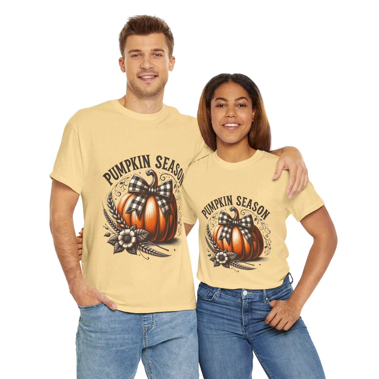 Pumpkin Season Unisex Heavy Cotton Tee