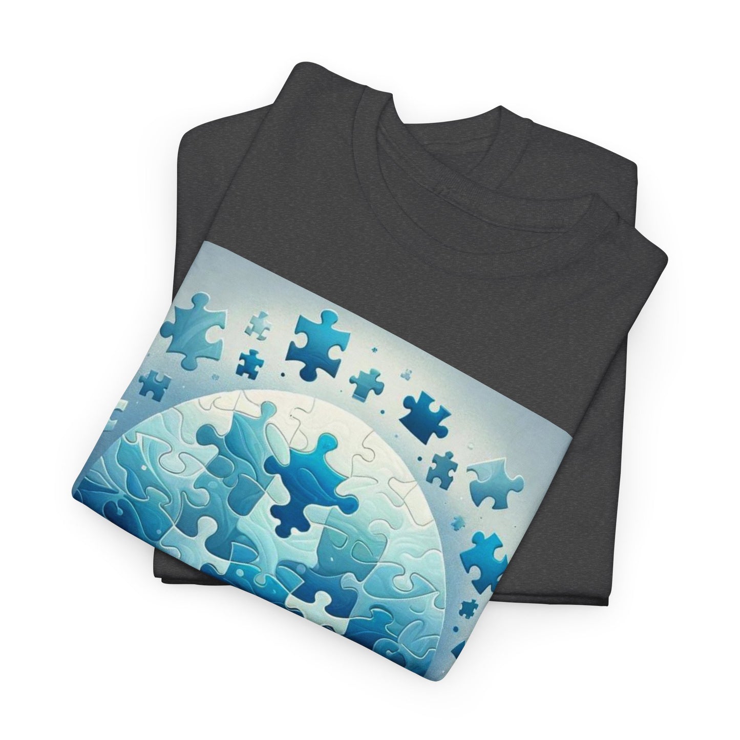 Autism Globe Unisex Heavy Cotton Tee