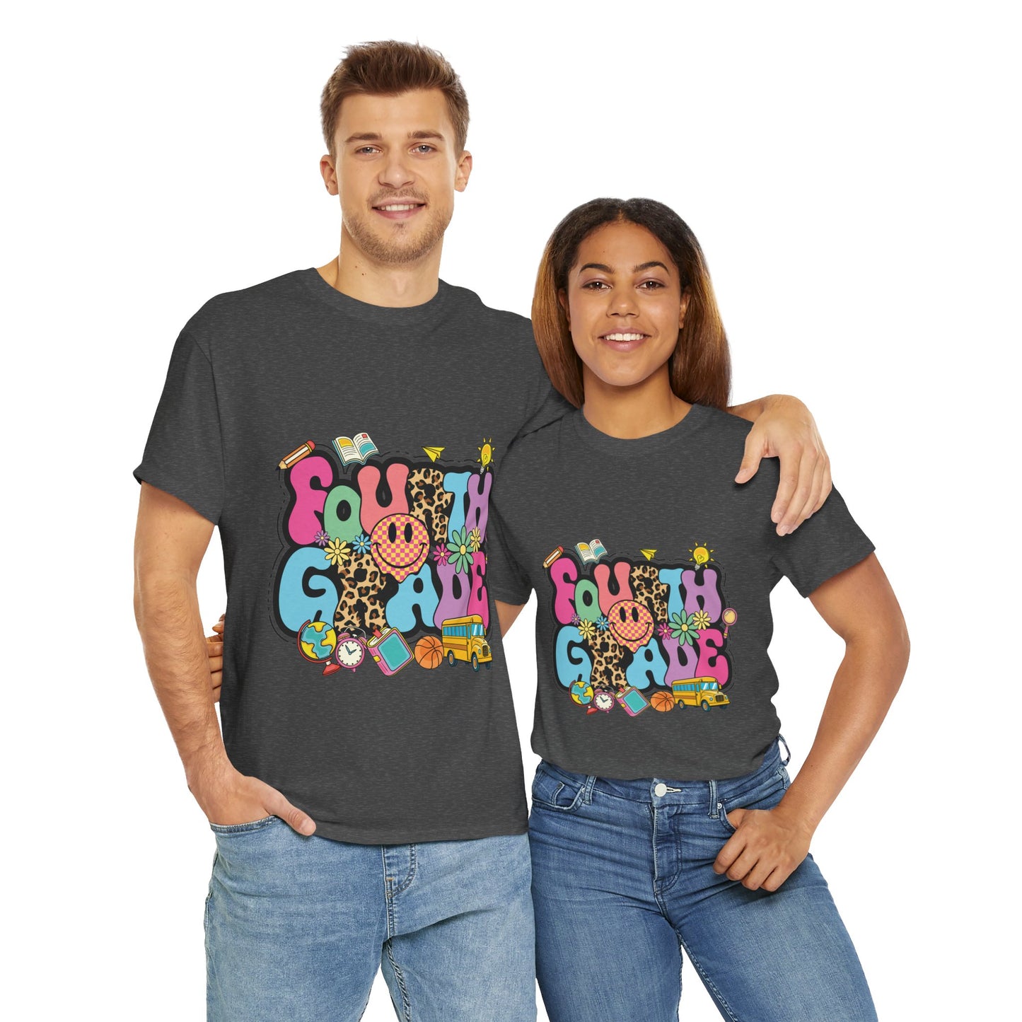 Fourth Grade Unisex Heavy Cotton Tee