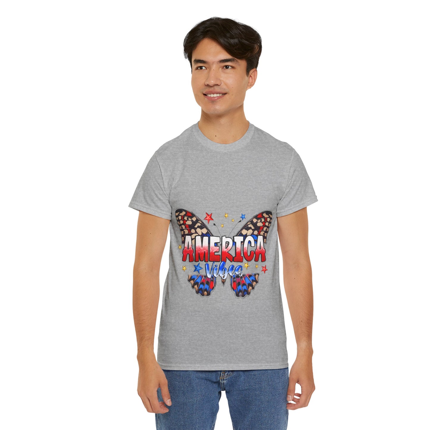 America Vibes Unisex Heavy Cotton Tee