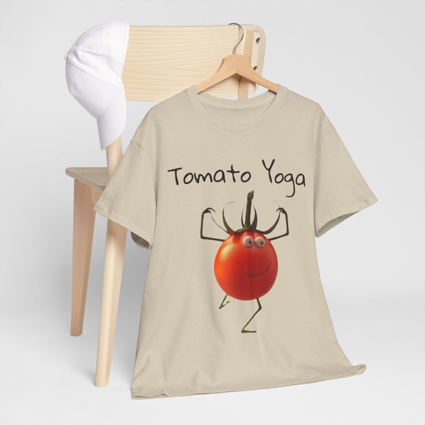 Tomato Yoga Unisex Heavy Cotton Tee