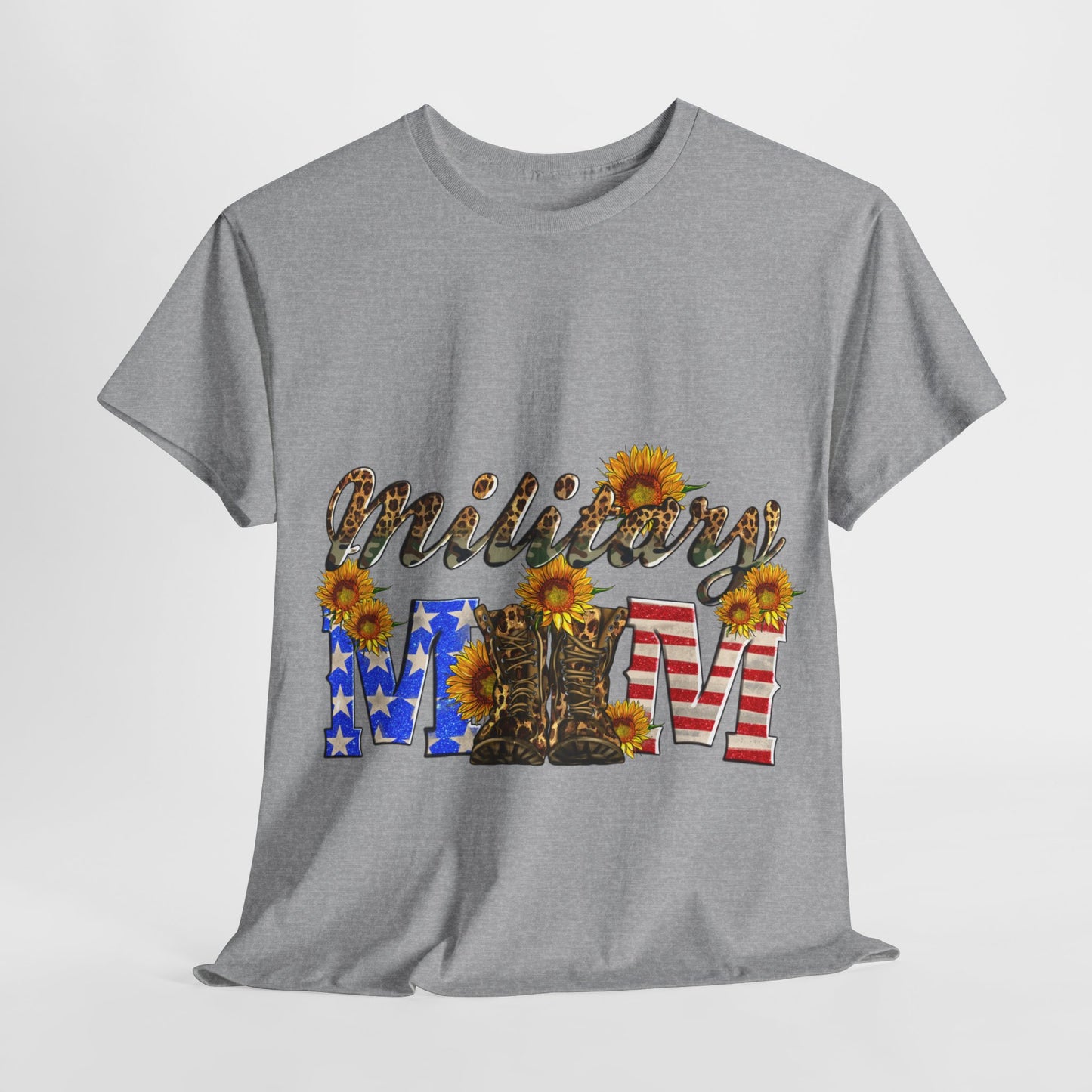 Military Mom Unisex Heavy Cotton Tee