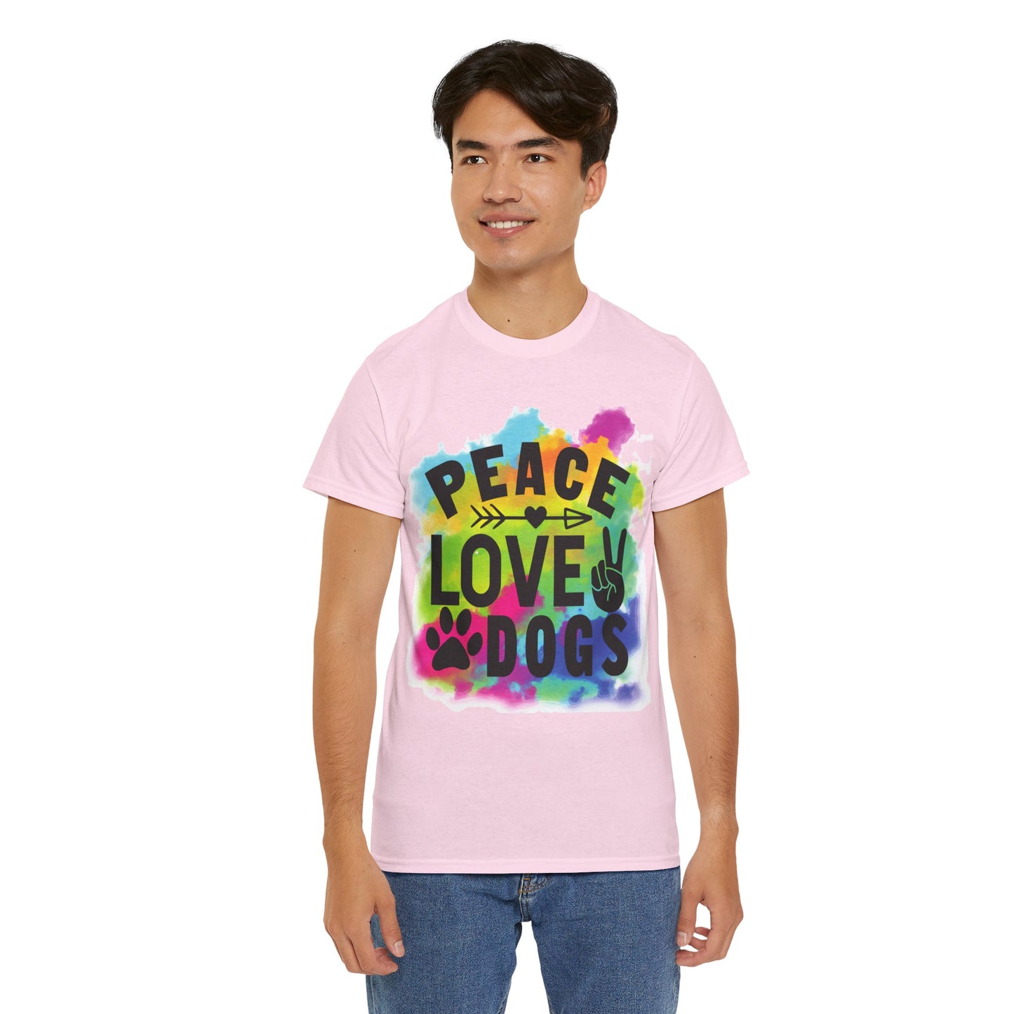 Peace Love Dogs Unisex Heavy Cotton Tee