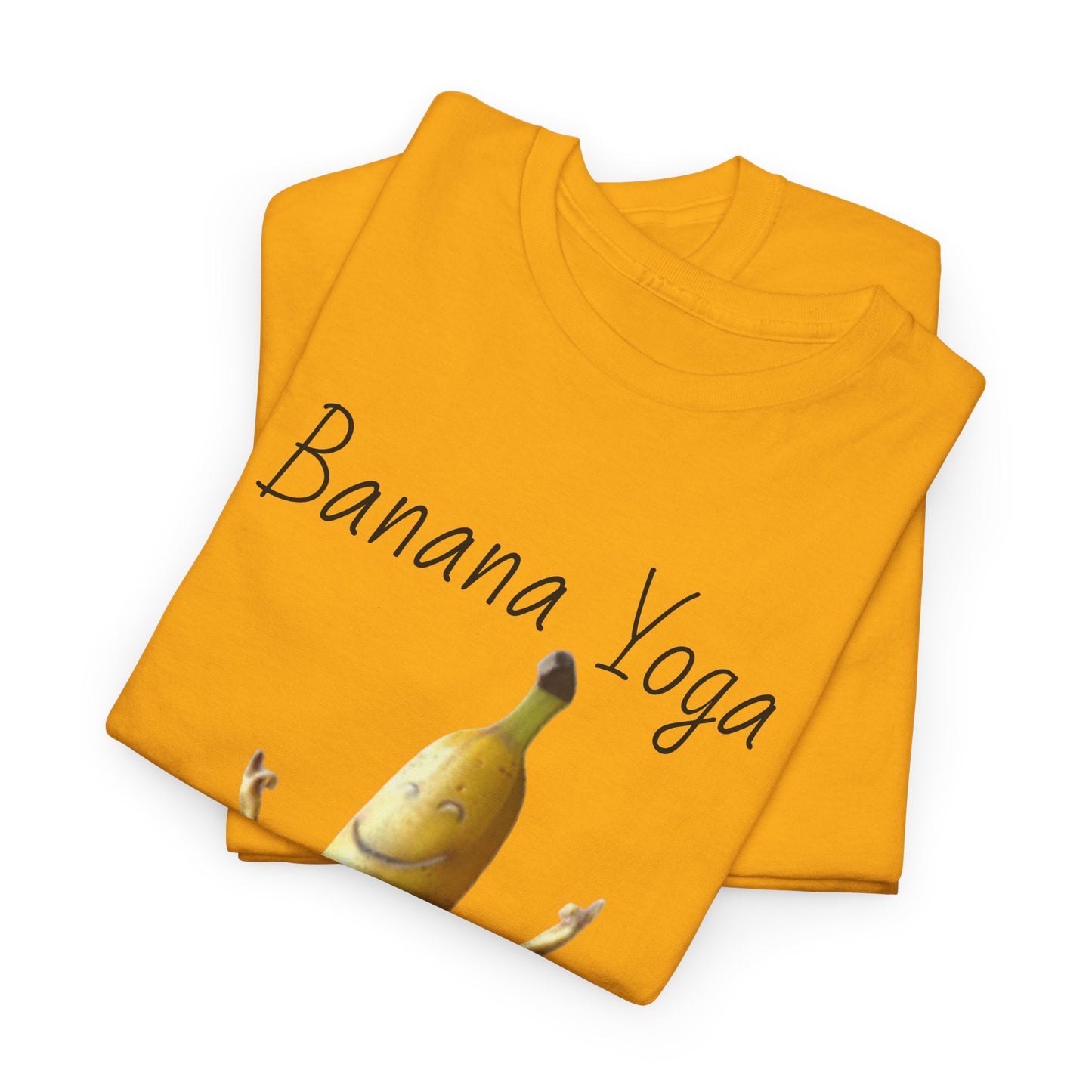 Banana Yoga2 Unisex Heavy Cotton Tee