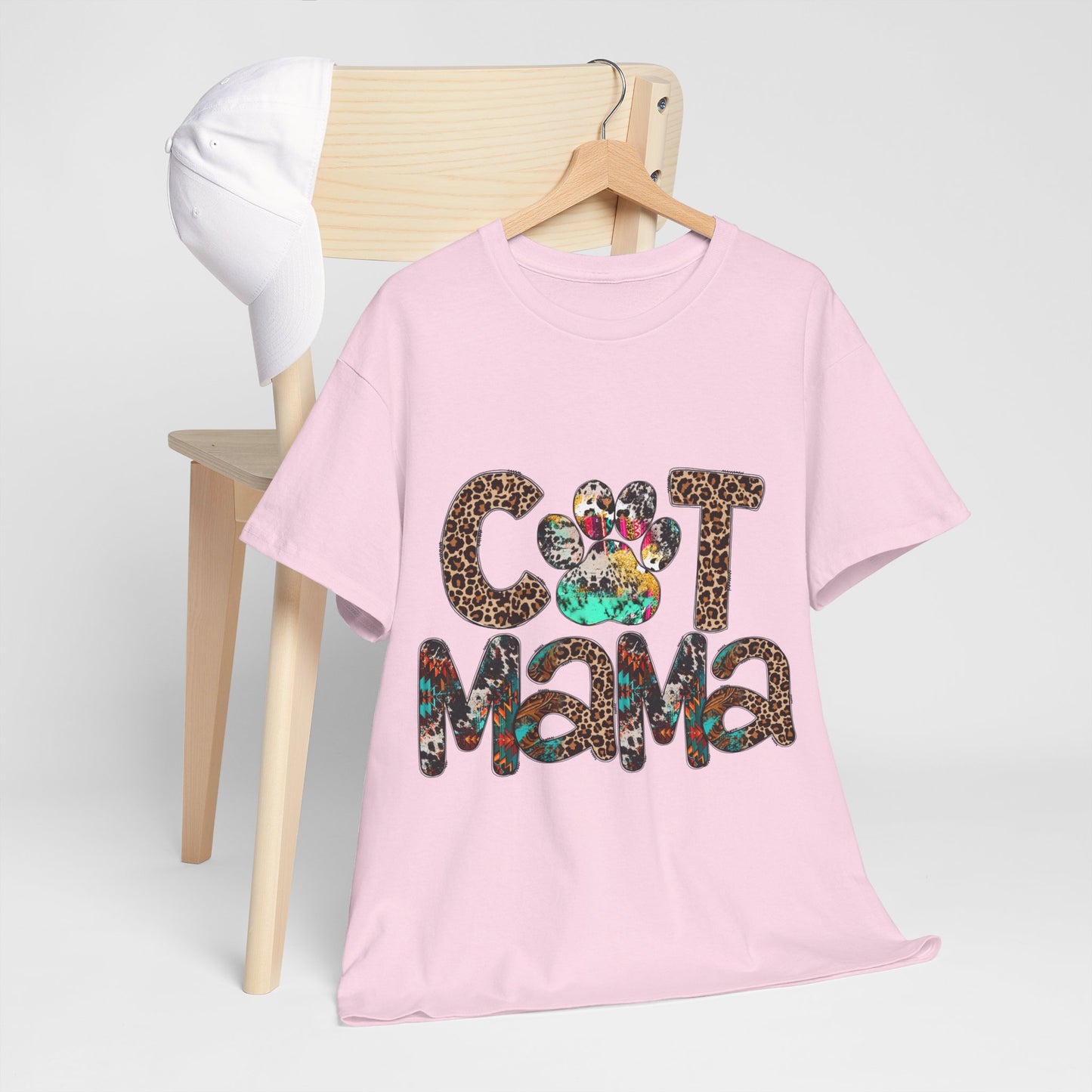 Cat Mama2 Unisex Heavy Cotton Tee