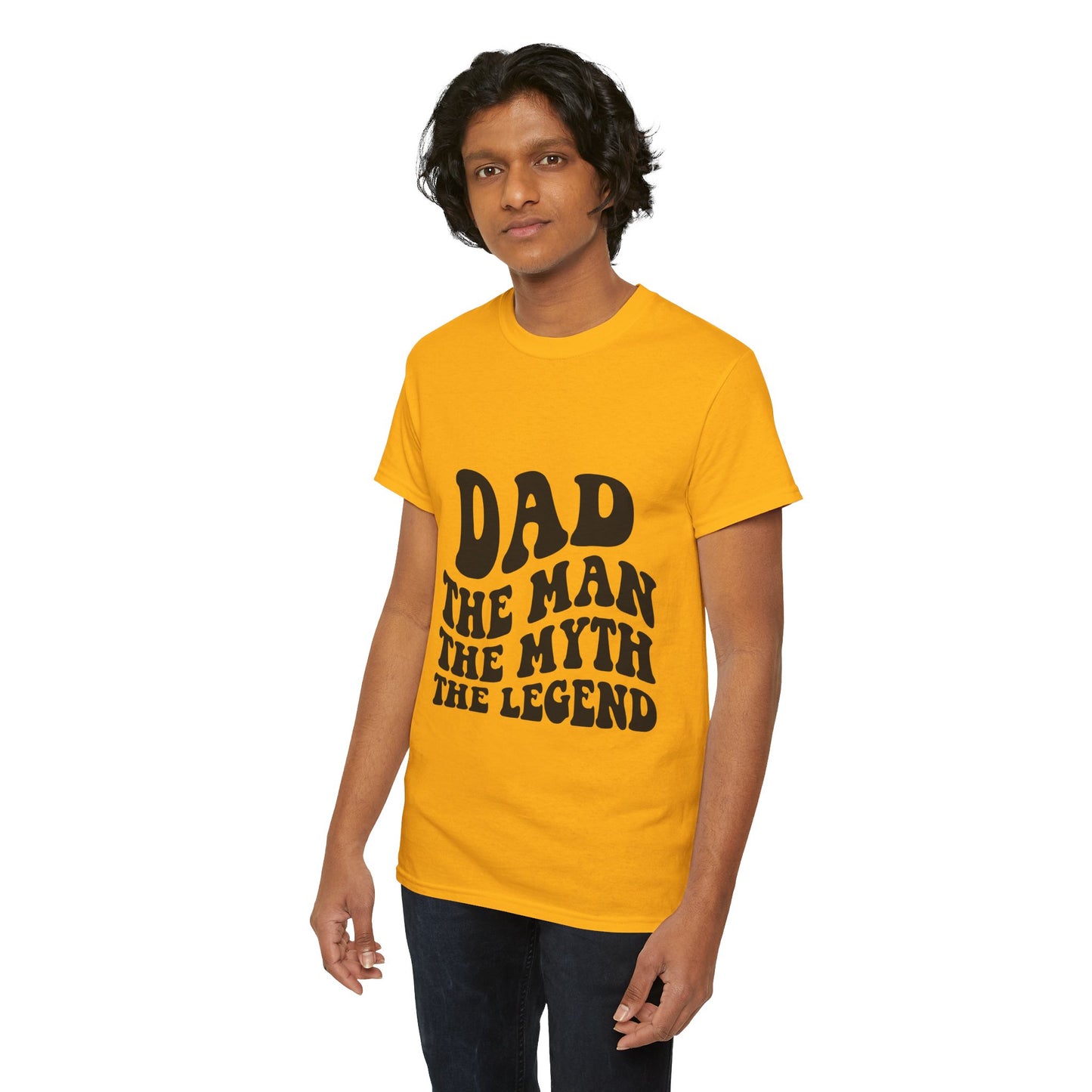 Dad Man Myth Legend Unisex Heavy Cotton Tee