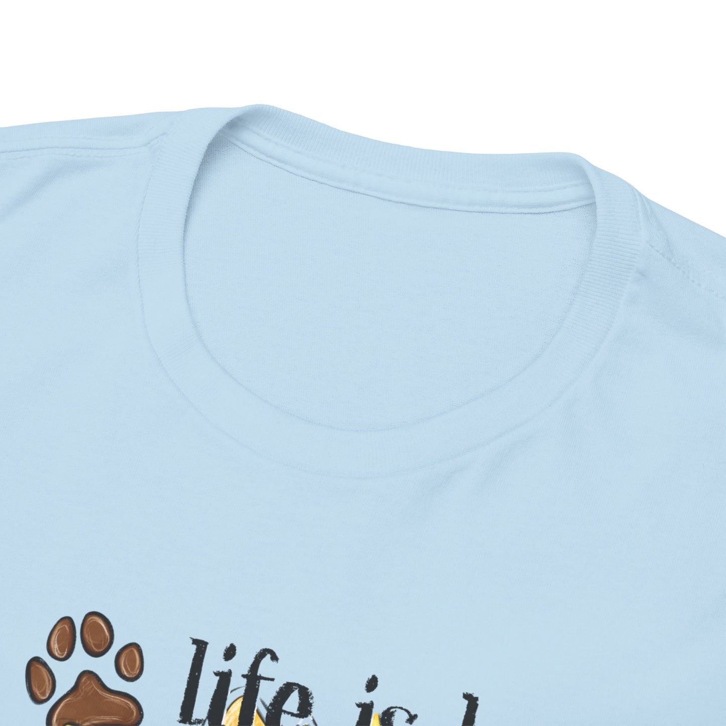 Life Is Better With Dogs Unisex Heavy Cotton Tee