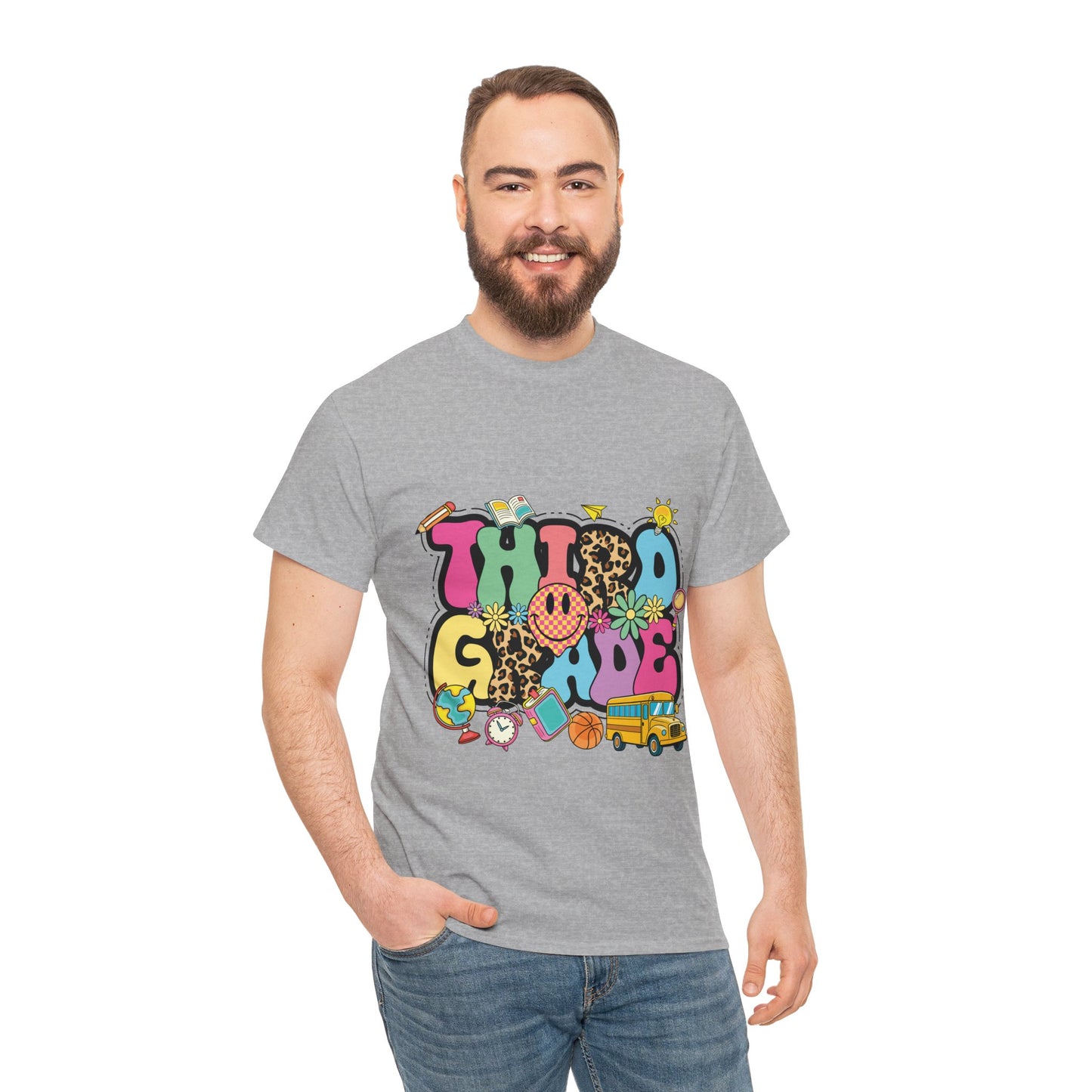 Third Grade Unisex Heavy Cotton Tee