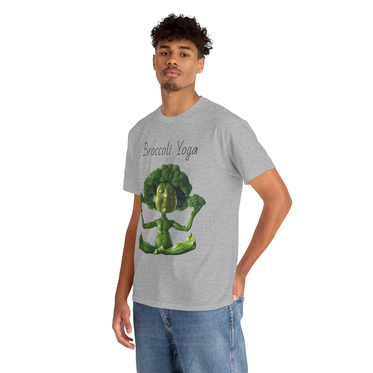 Broccoli Yoga Unisex Heavy Cotton Tee