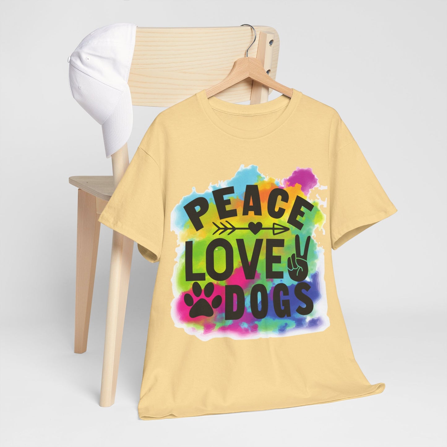 Peace Love Dogs Unisex Heavy Cotton Tee