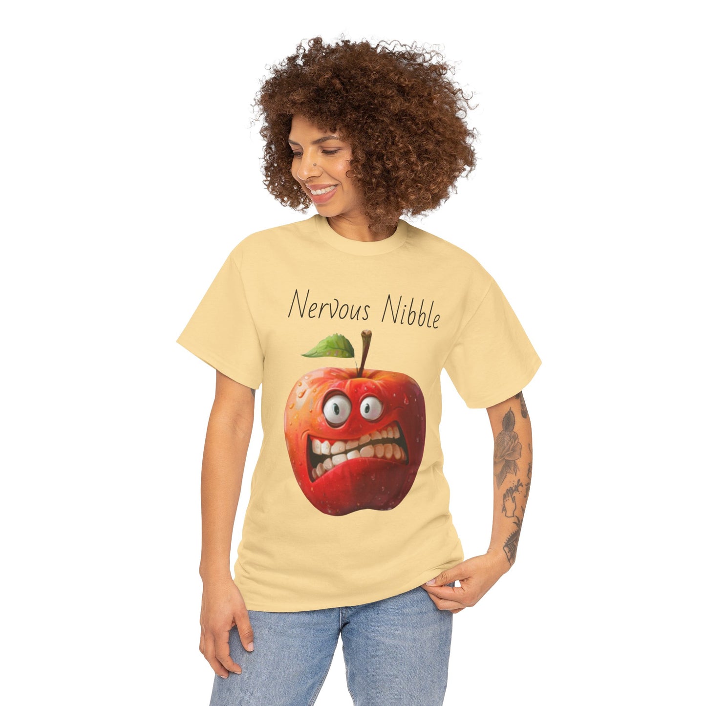 Nervous Nibble Unisex Heavy Cotton Tee