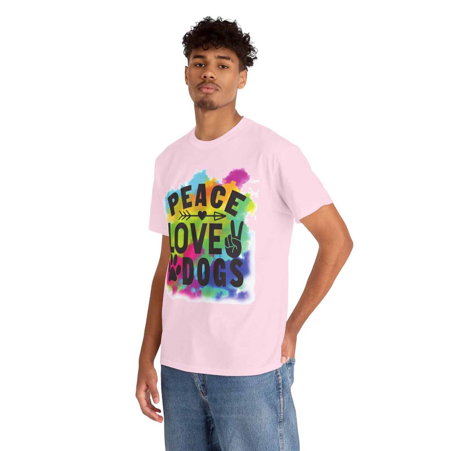 Peace Love Dogs Unisex Heavy Cotton Tee