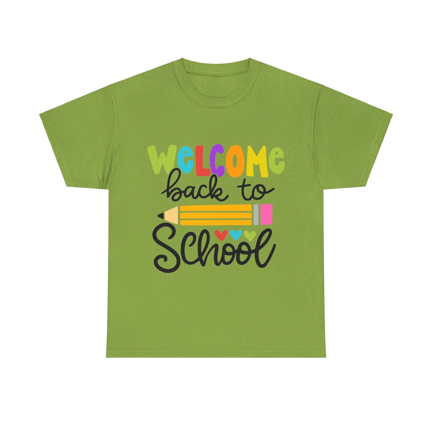 Welcome Back To School Unisex Heavy Cotton Tee