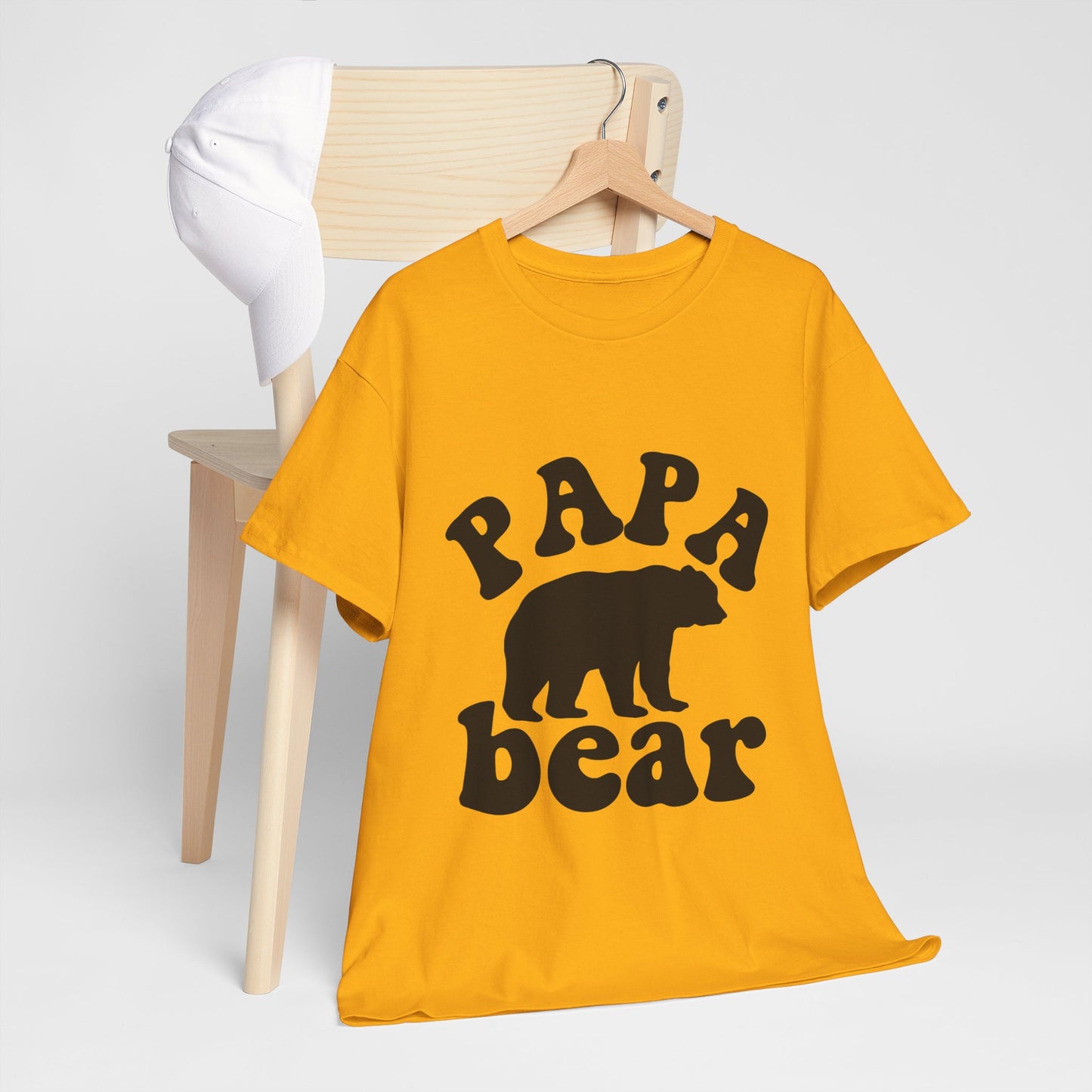 Papa Bear Unisex Heavy Cotton Tee