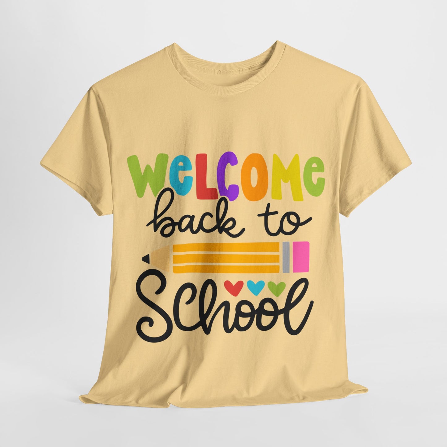 Welcome Back To School Unisex Heavy Cotton Tee