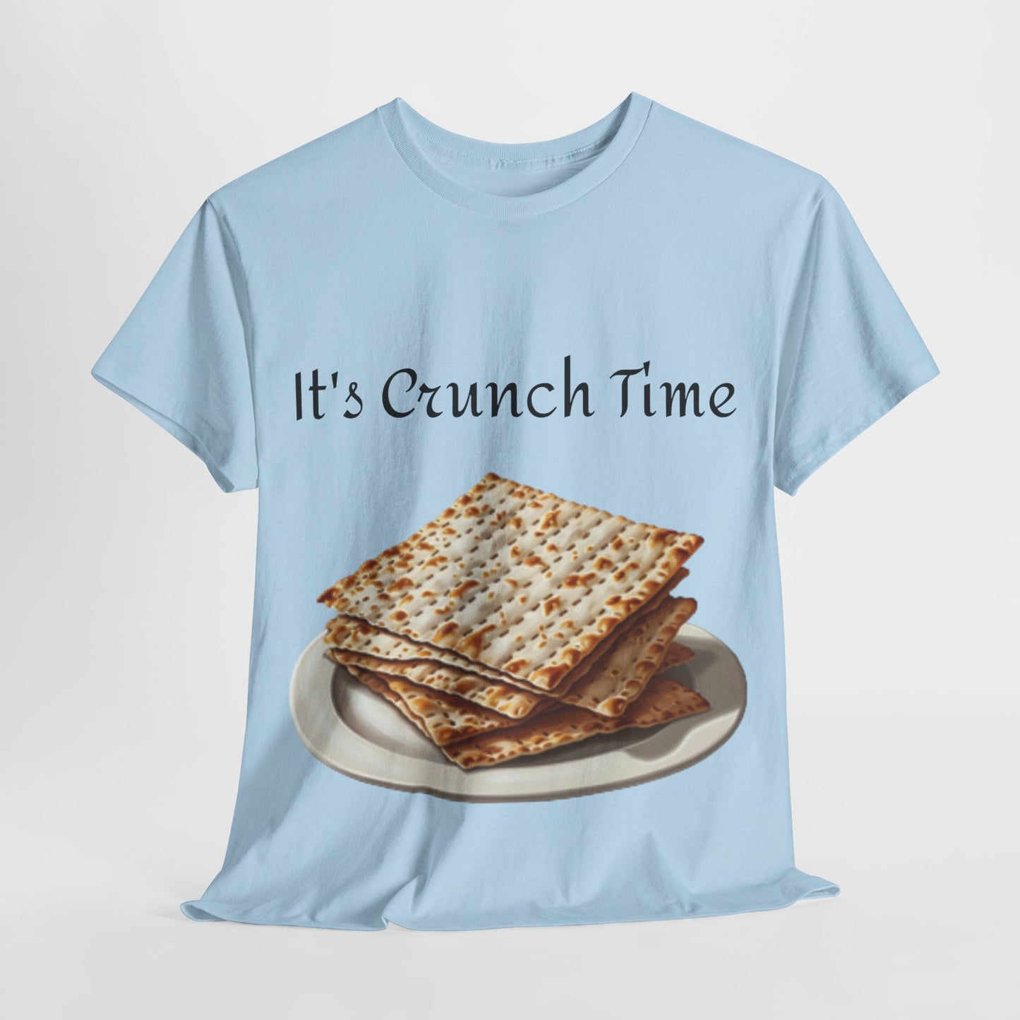 It's Crunch Time Matza Unisex Heavy Cotton Tee