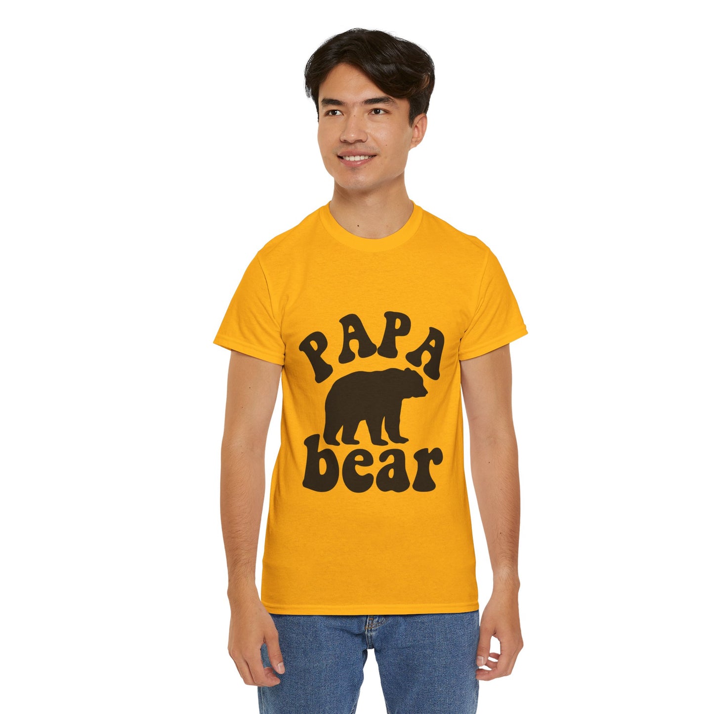 Papa Bear Unisex Heavy Cotton Tee