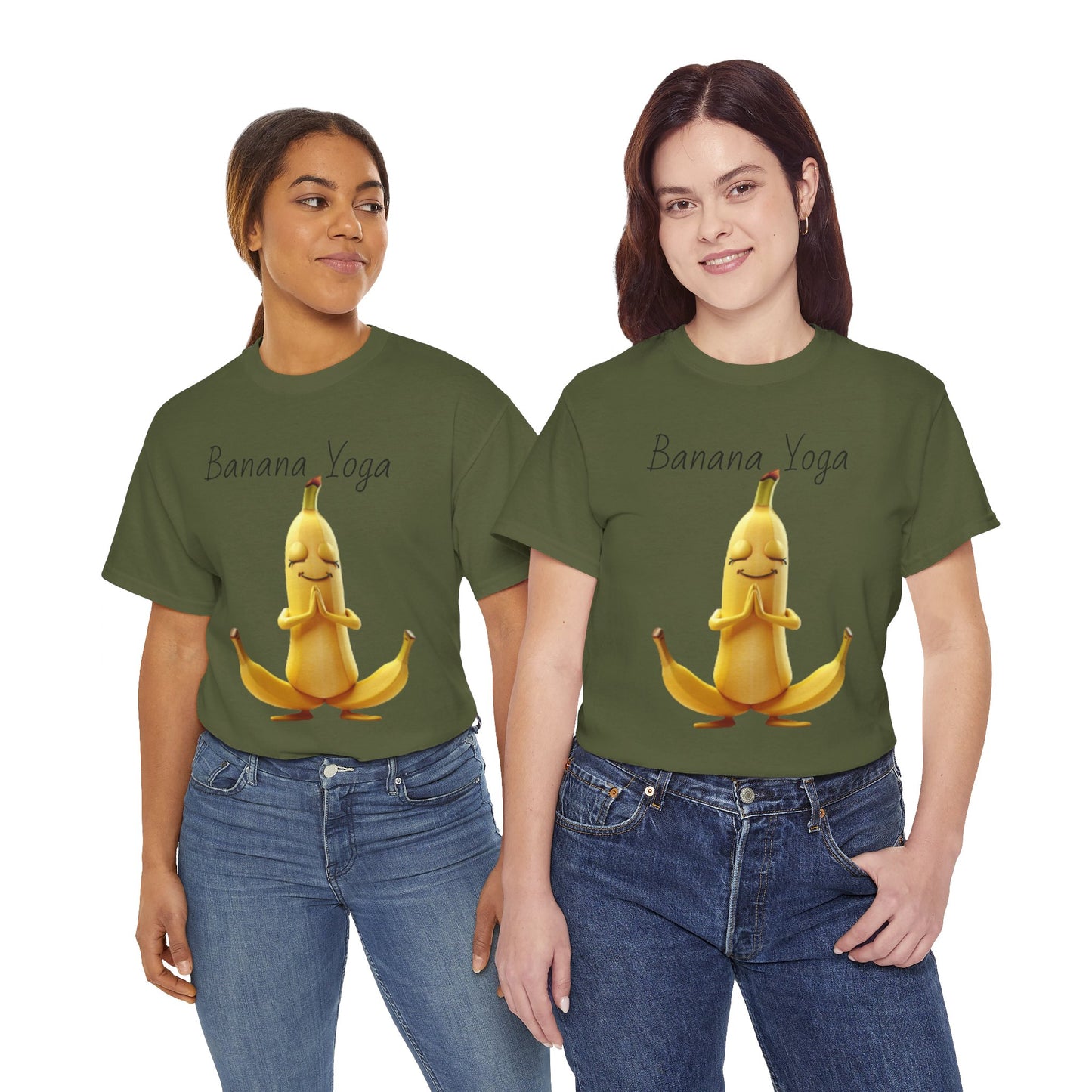 Banana Yoga Unisex Heavy Cotton Tee