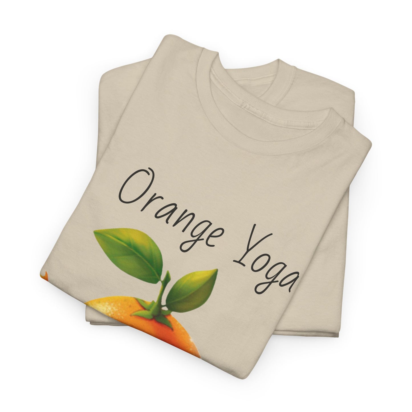 Orange Yoga Unisex Heavy Cotton Tee