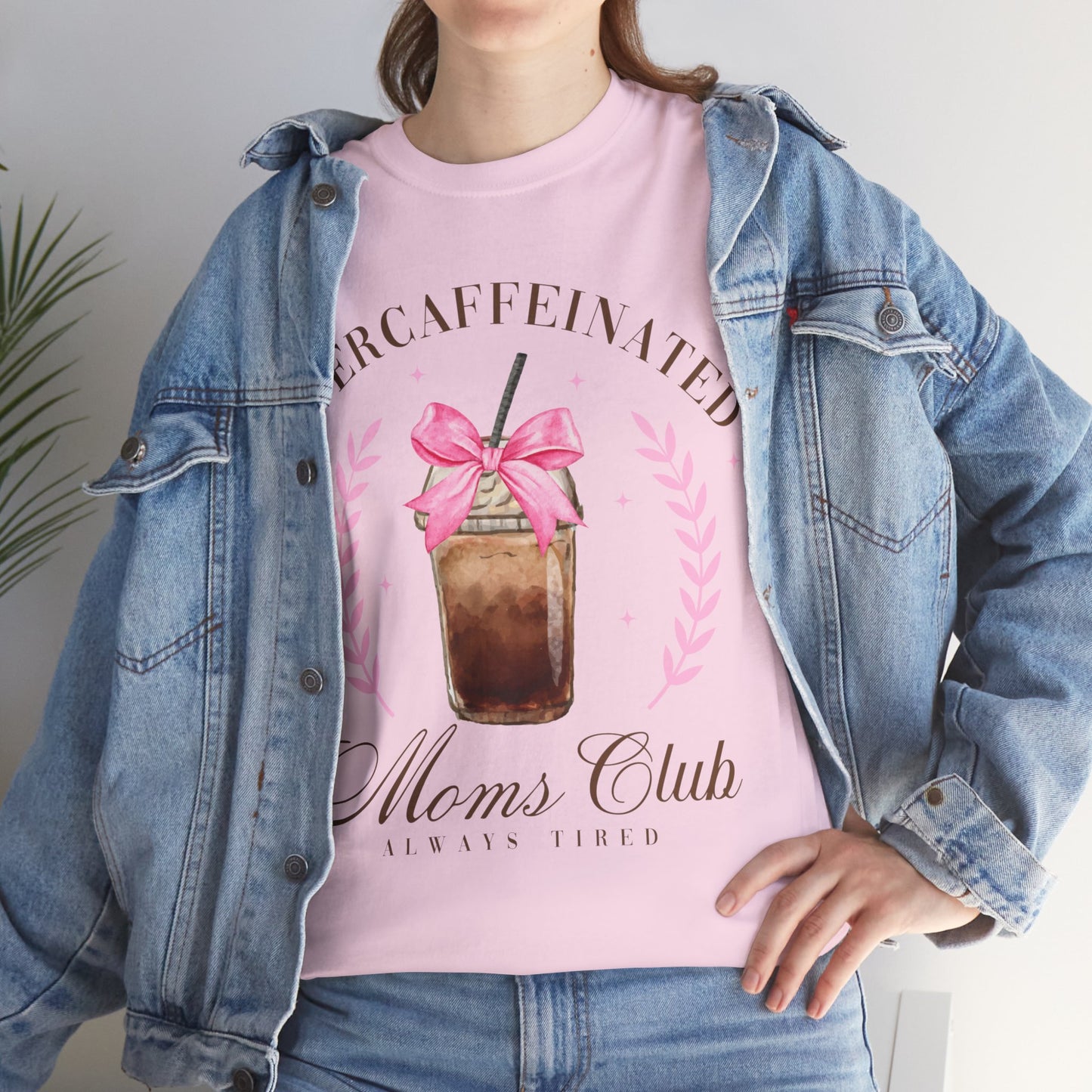 Over-caffeinated Mom Unisex Heavy Cotton Tee