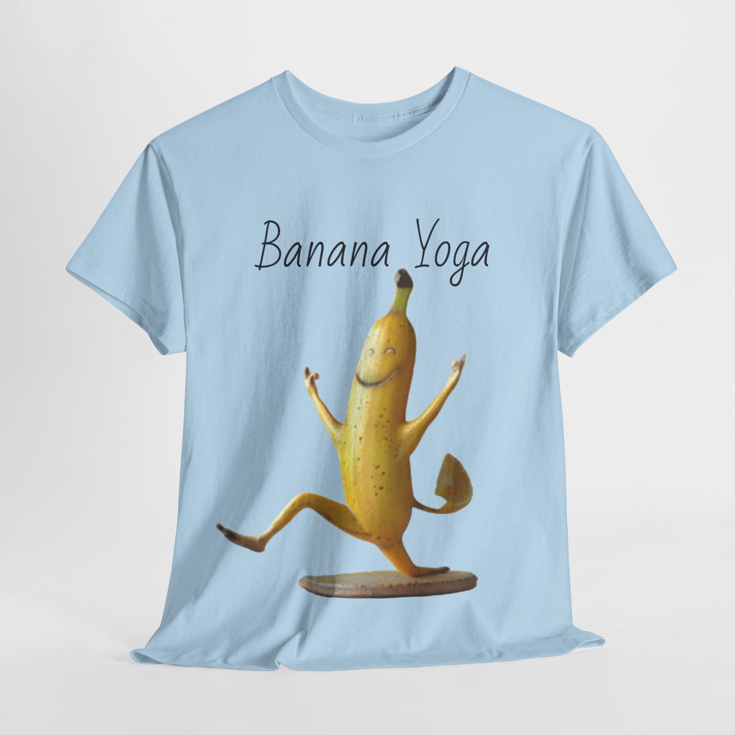 Banana Yoga2 Unisex Heavy Cotton Tee