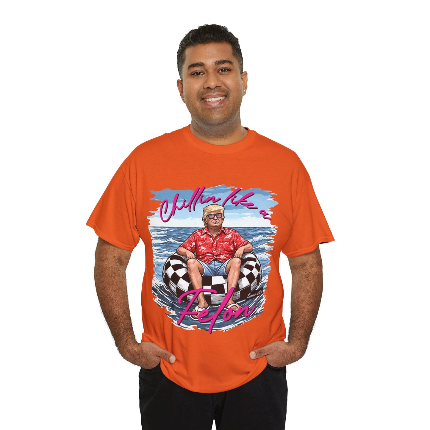 Trump Chillin' Unisex Heavy Cotton Tee