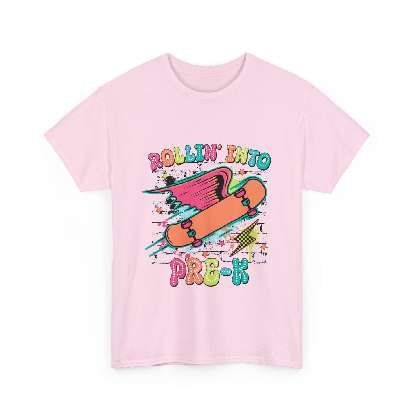 Rockin Into Pre K Unisex Heavy Cotton Tee