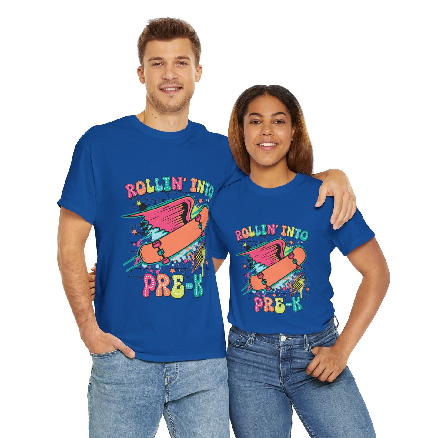 Rockin Into Pre K Unisex Heavy Cotton Tee