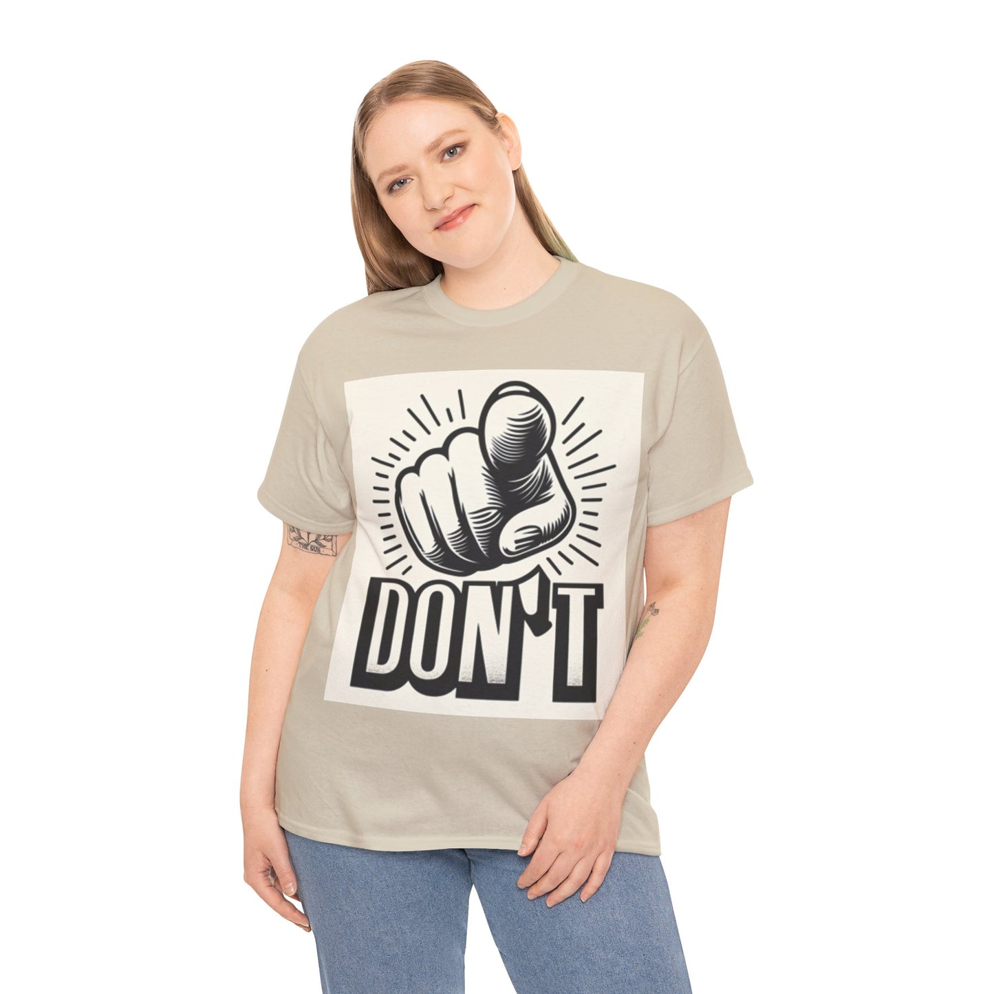 Don't Finger Unisex Heavy Cotton Tee