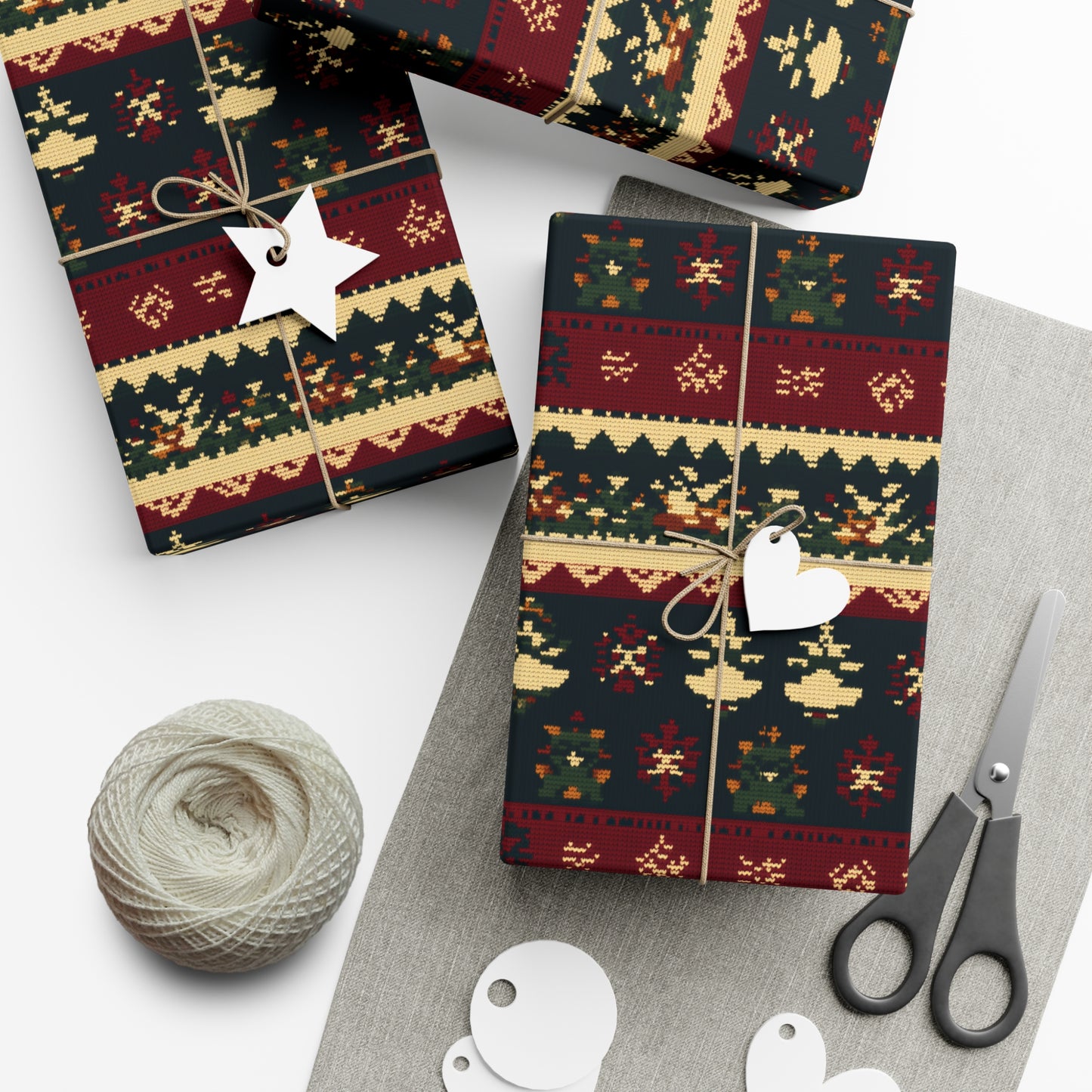 Ugly Sweater Gift Wrap Papers