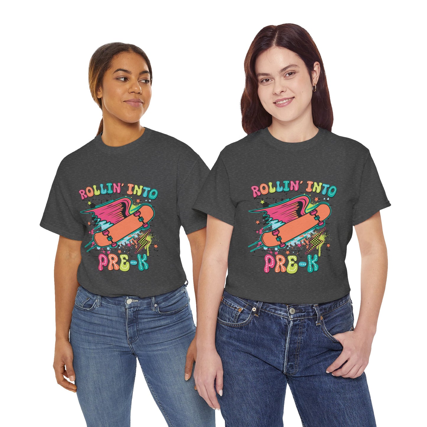 Rockin Into Pre K Unisex Heavy Cotton Tee