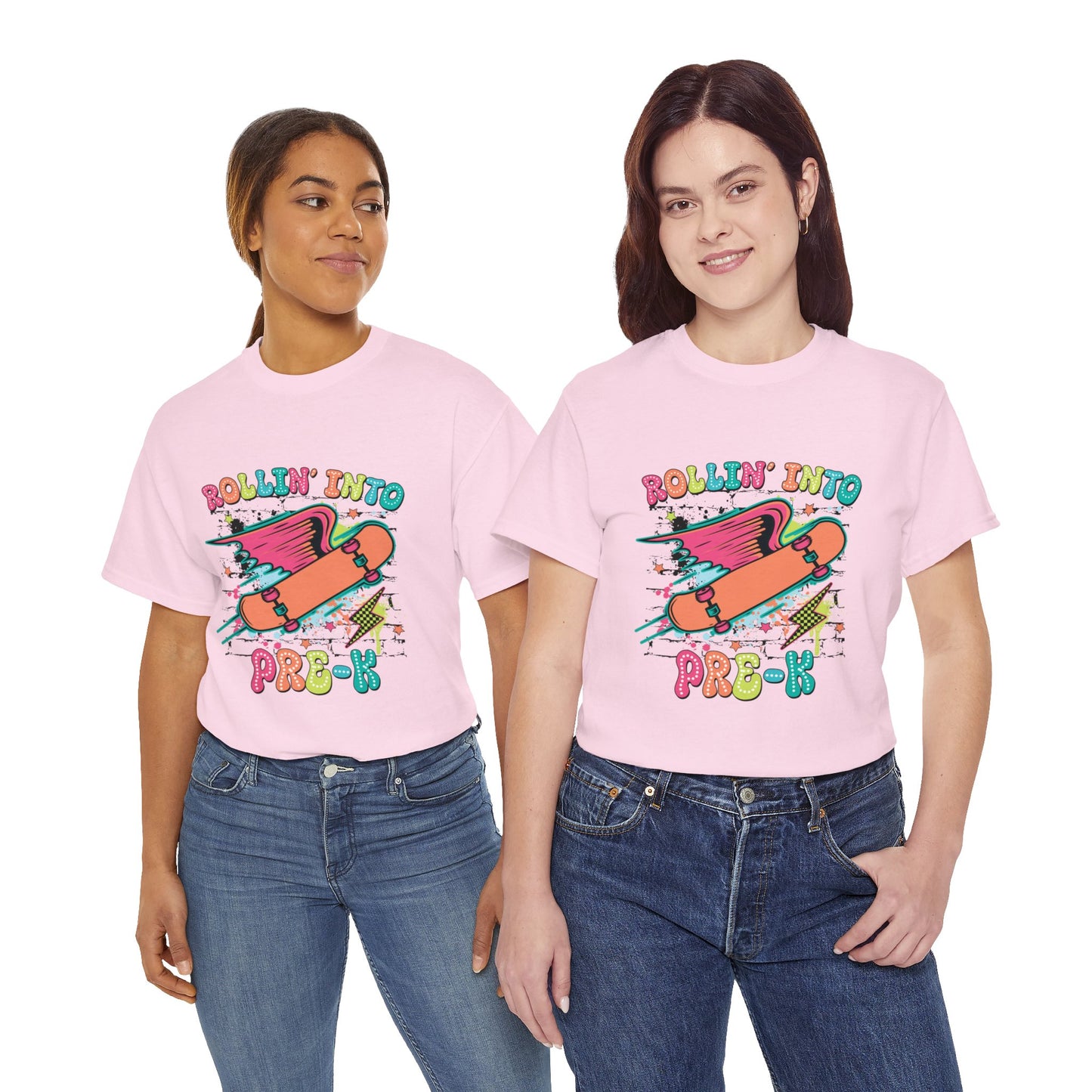 Rockin Into Pre K Unisex Heavy Cotton Tee