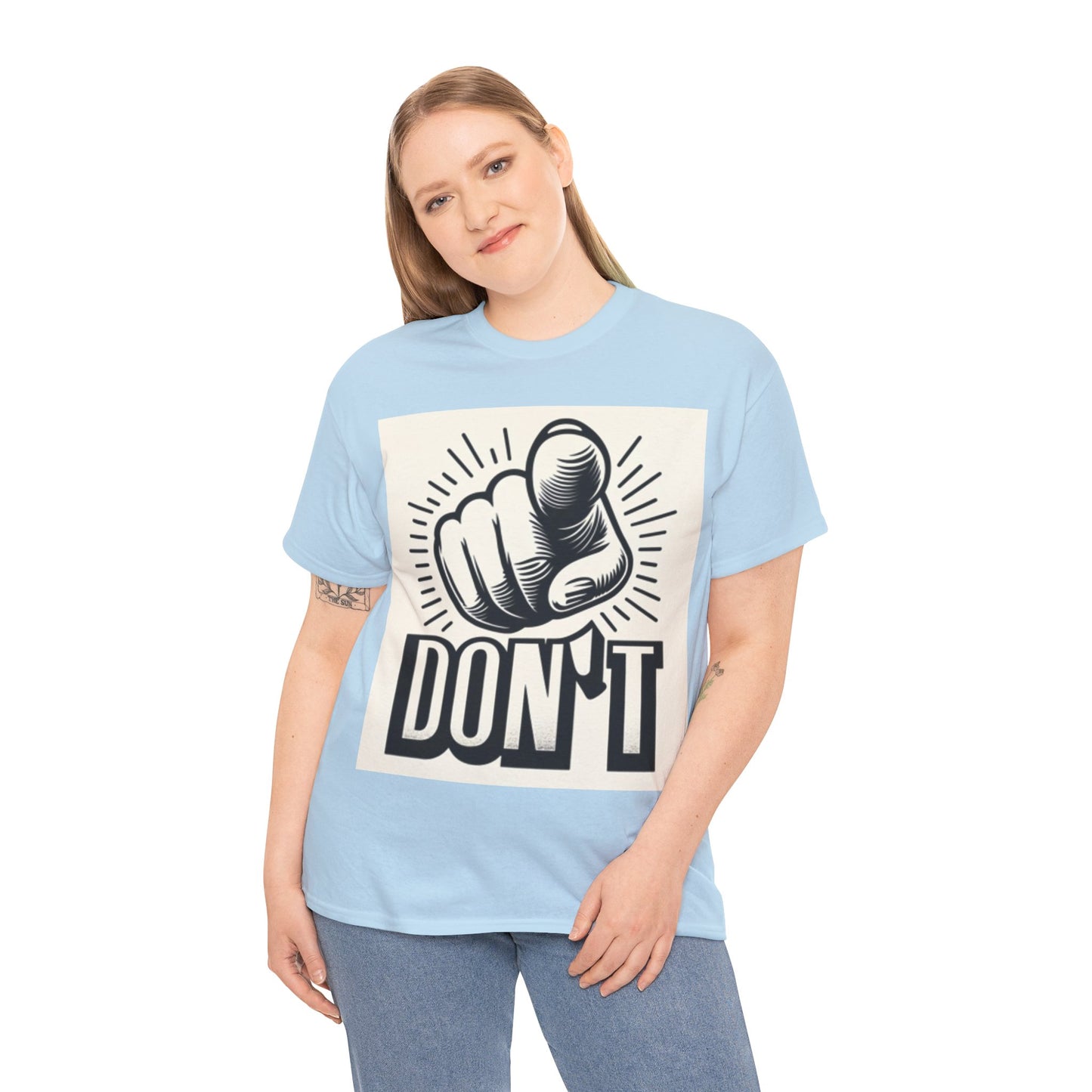 Don't Finger Unisex Heavy Cotton Tee