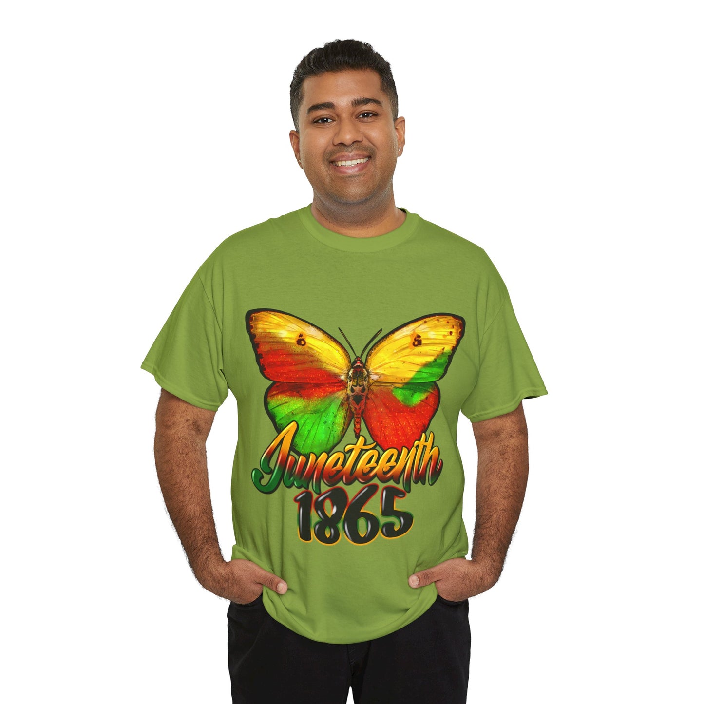 Juneteenth Butterfly Unisex Heavy Cotton Tee