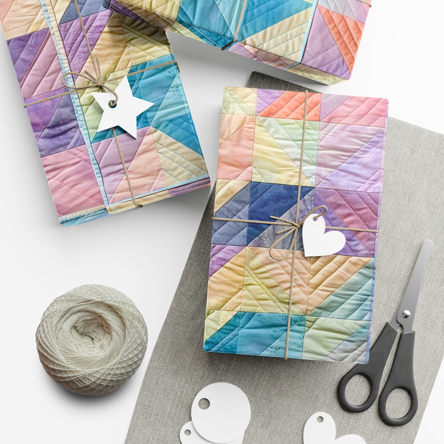 Pastel Patch Gift Wrap Papers