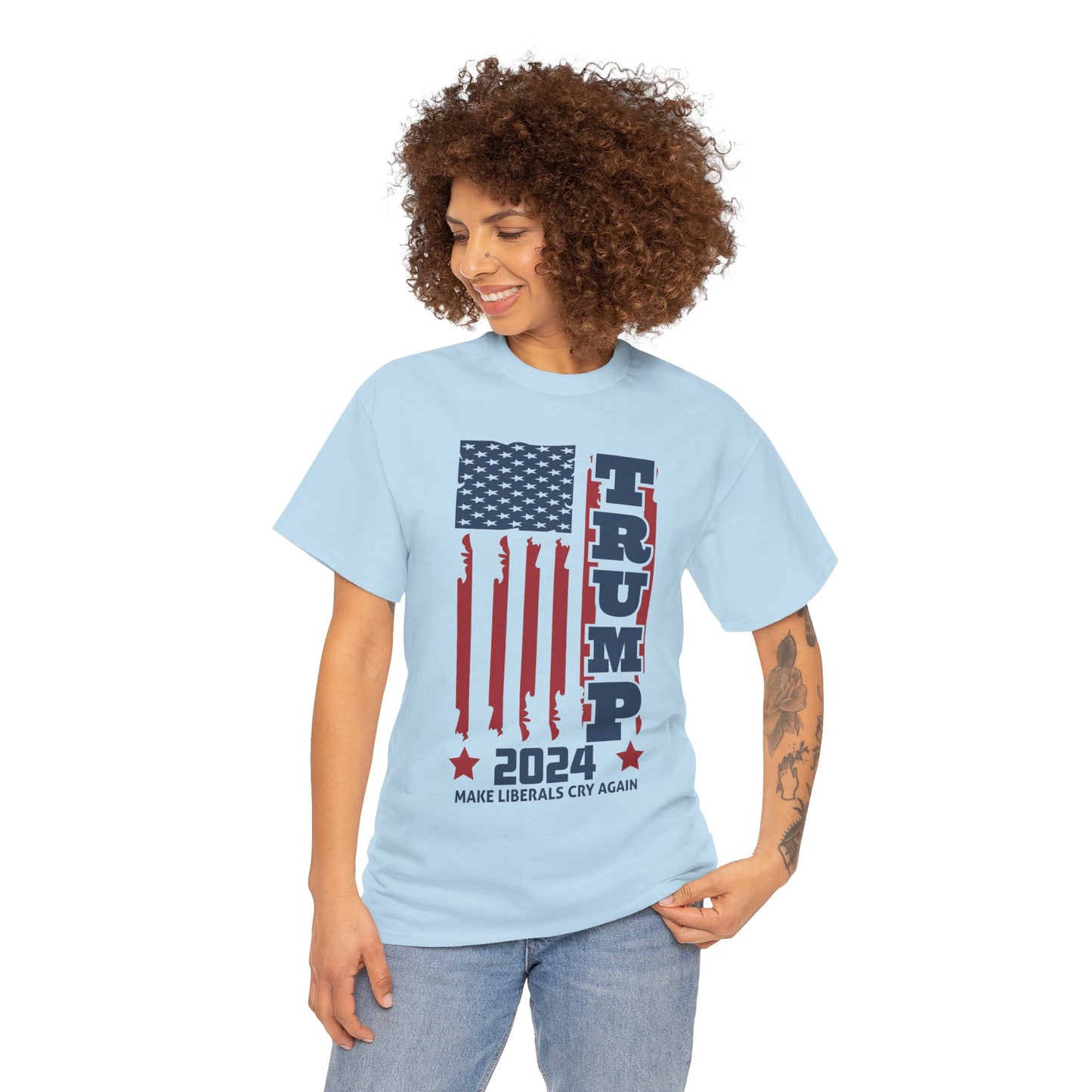 Trump 2024 A Unisex Heavy Cotton Tee