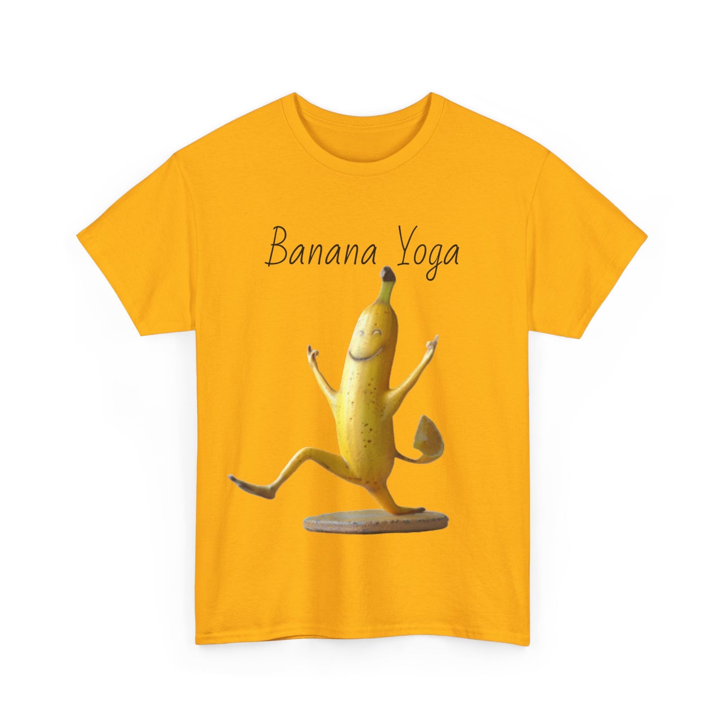 Banana Yoga2 Unisex Heavy Cotton Tee