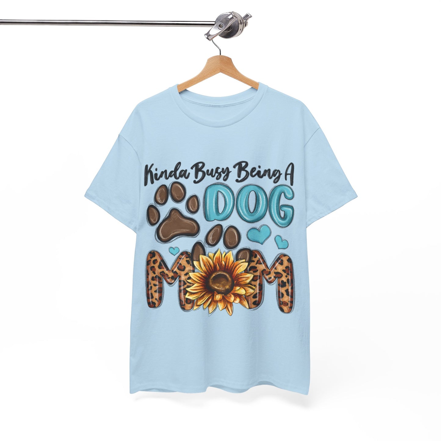 Busy Being A Dog Mom Unisex Heavy Cotton Tee